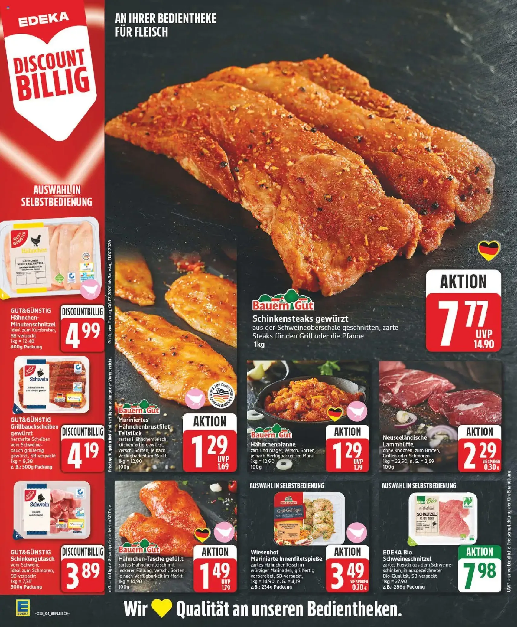 Edeka Prospekt - Gültiger Prospekt ab 06.07.2026, Seite 4 von insgesamt 27