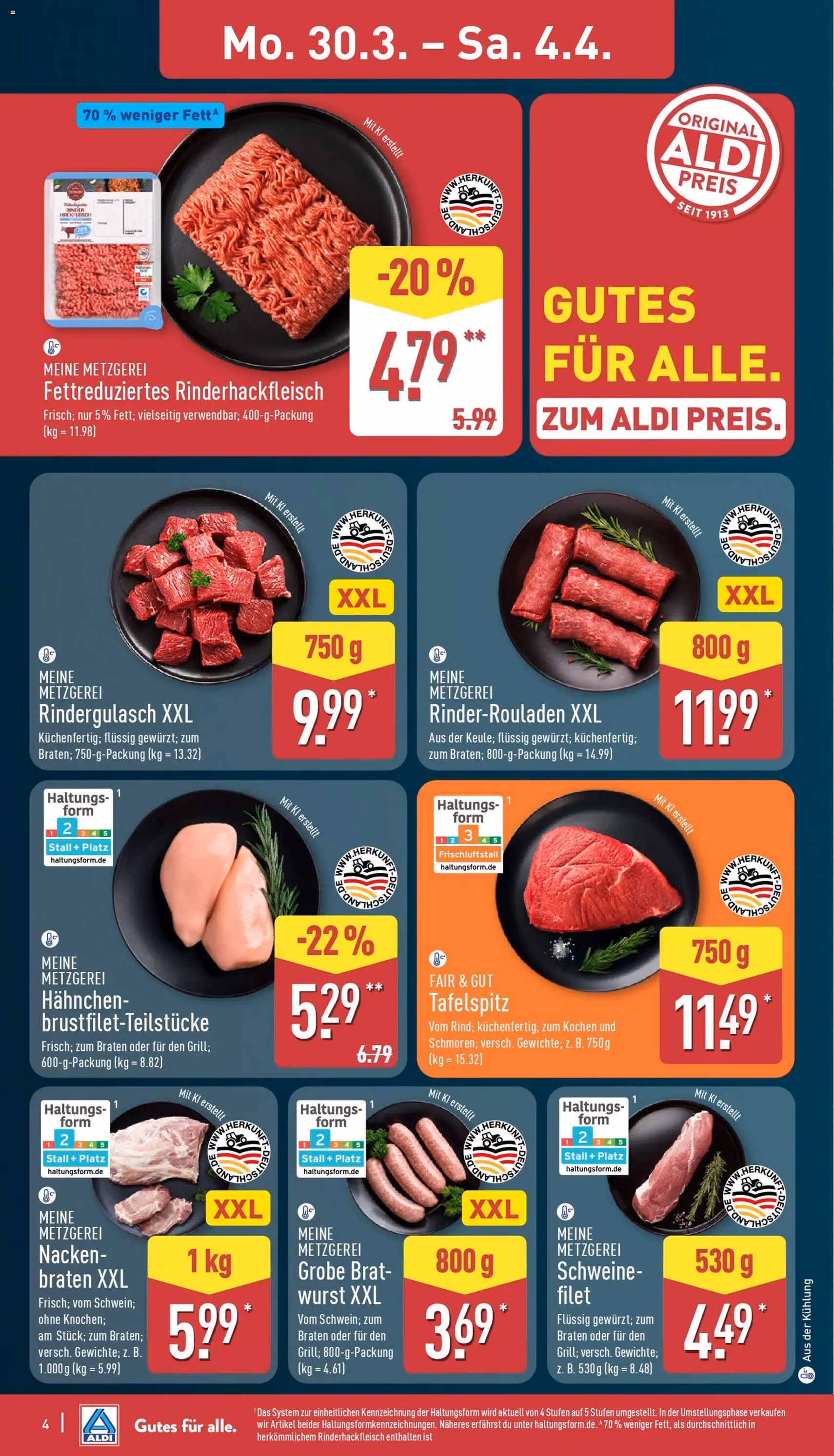 Aldi Prospekt - Gültiger Prospekt ab 30.03.2026, Seite 4 von insgesamt 44