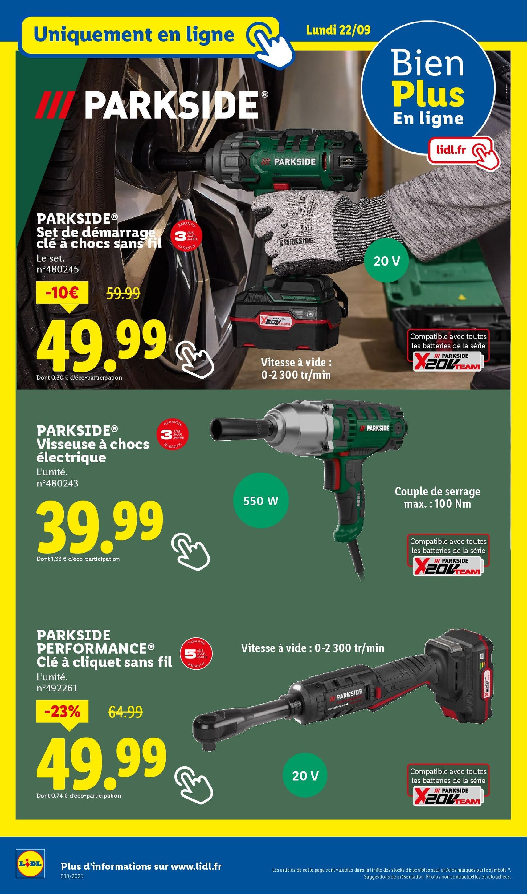 LIDL catalogue semaine 38 - brochure valable à partir du 18/09/2025, page 54 sur 75