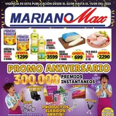 Vista previa del folleto Mariano Max catálogo válido desde 02/09/2025