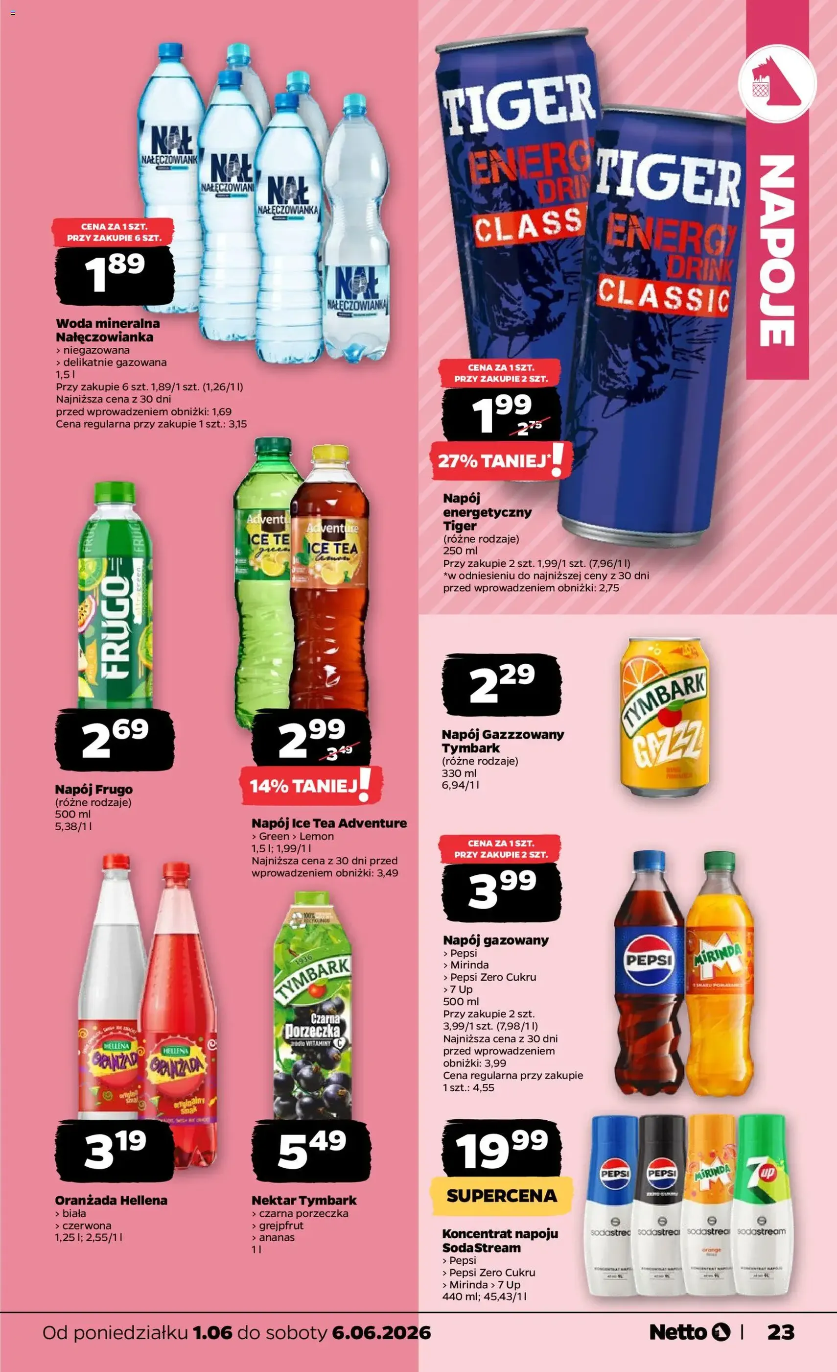 Netto gazetka od poniedziałku spożywcza - ważny gazetka od 01.06.2026 strona 23 z 33