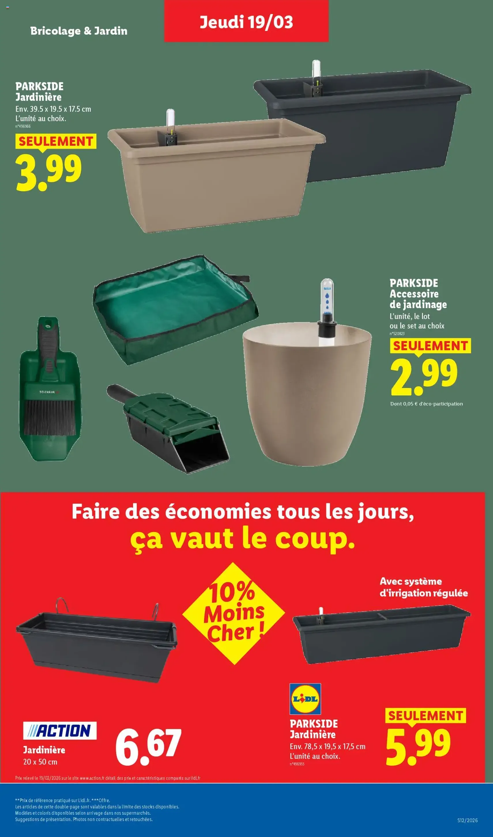 LIDL catalogue semaine 12 - brochure valable à partir du 19/03/2026, page 33 sur 59