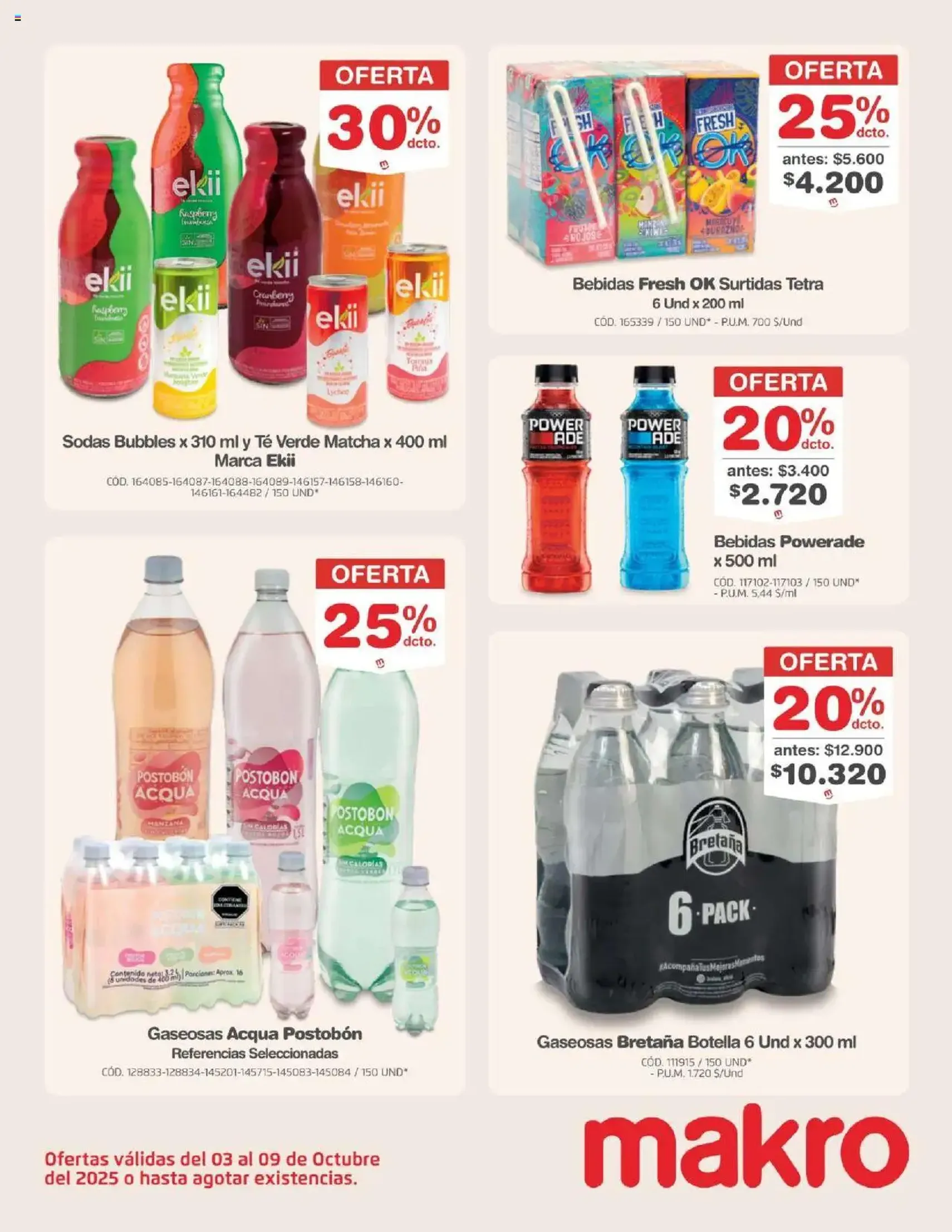 Makro - Quincena - folleto válido desde 03/10/2025 página 9 de 30 Makro - Quincena - folleto válido desde 03/10/2025 página 9 de 30