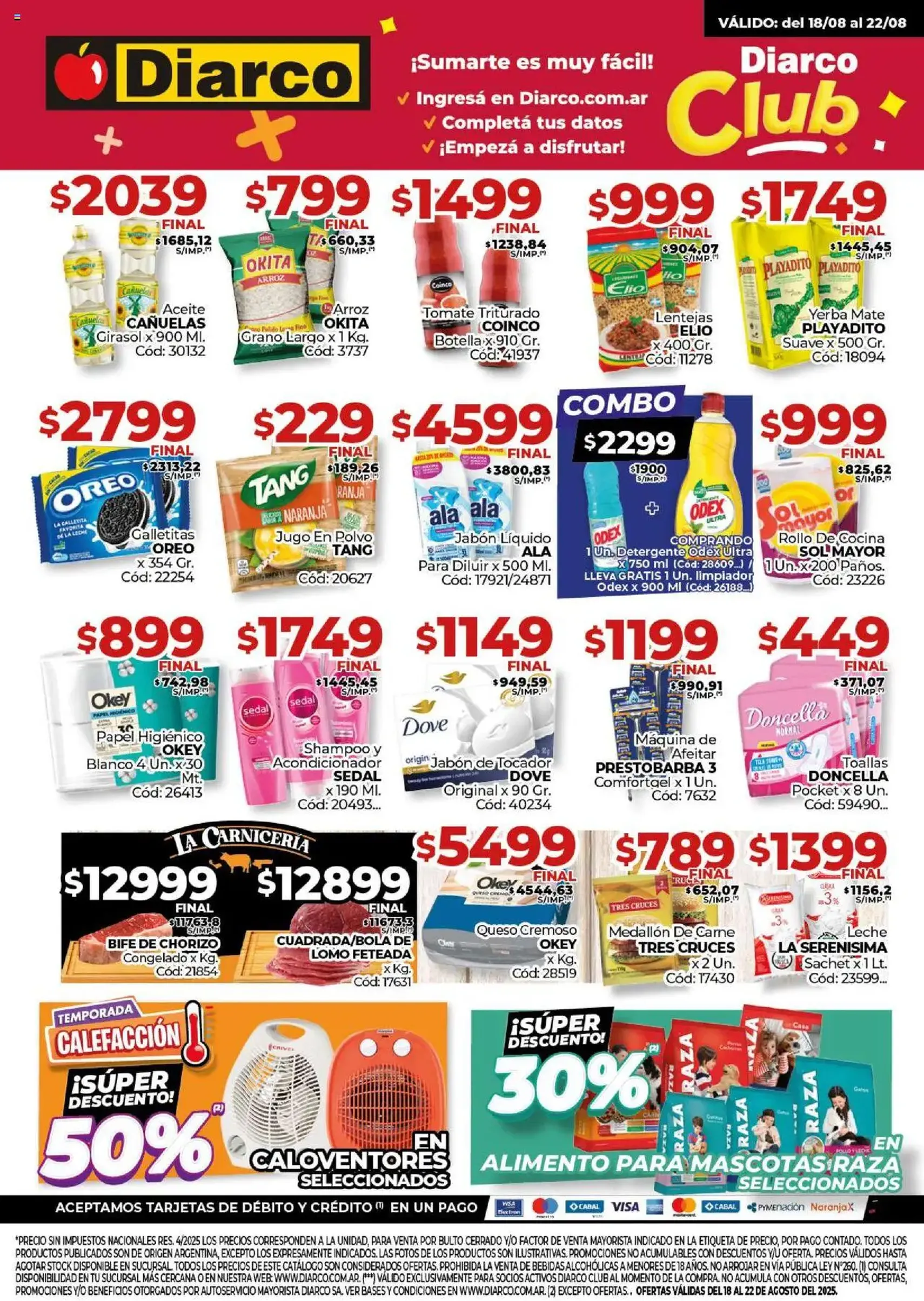 Diarco ofertas - folleto válido desde 18/08/2025 página 1 de 22 Diarco ofertas - folleto válido desde 18/08/2025 página 1 de 22
