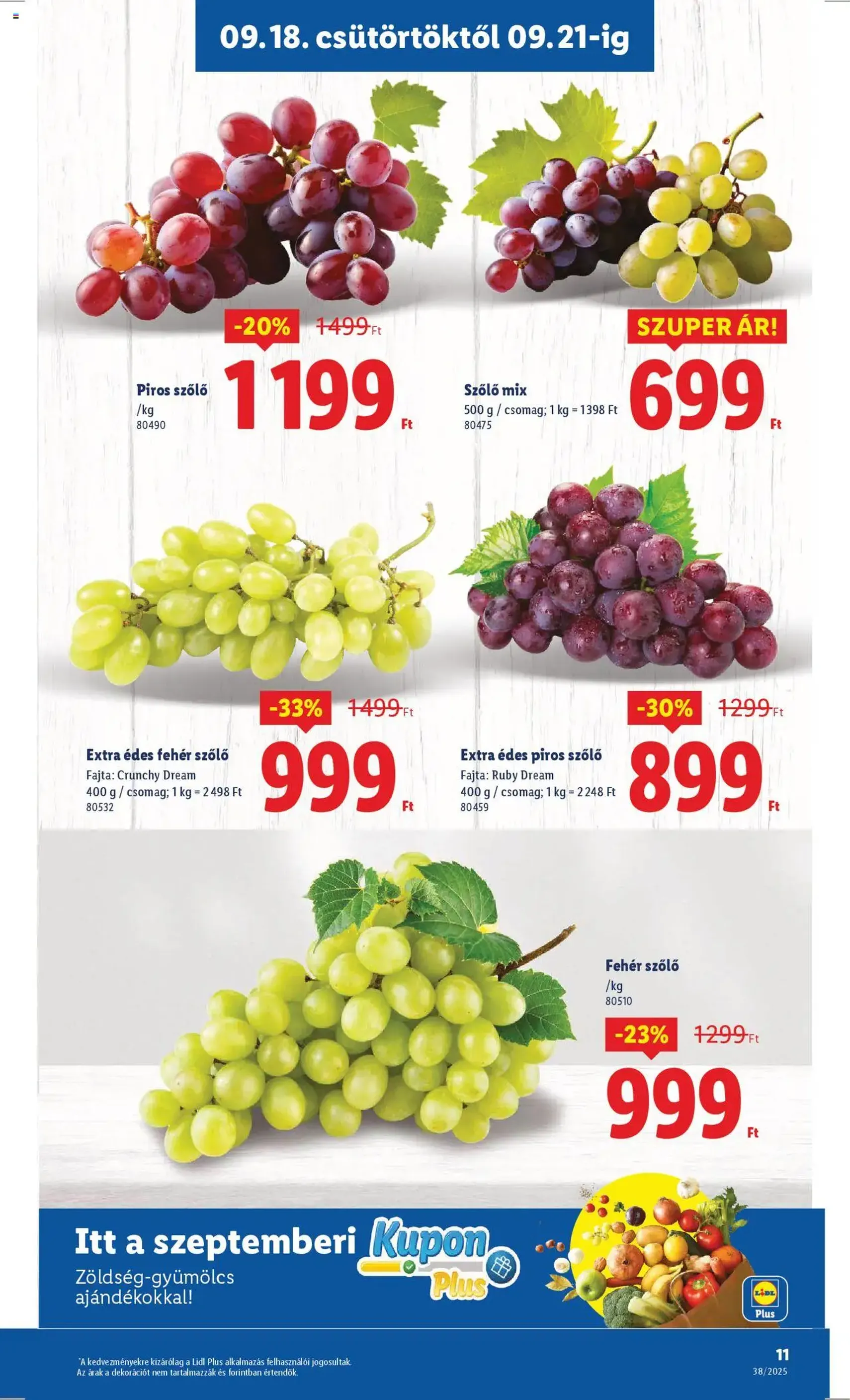Lidl Akciós újság - 2025.09.18. érvényes szórólap 11 oldal 74 oldalból