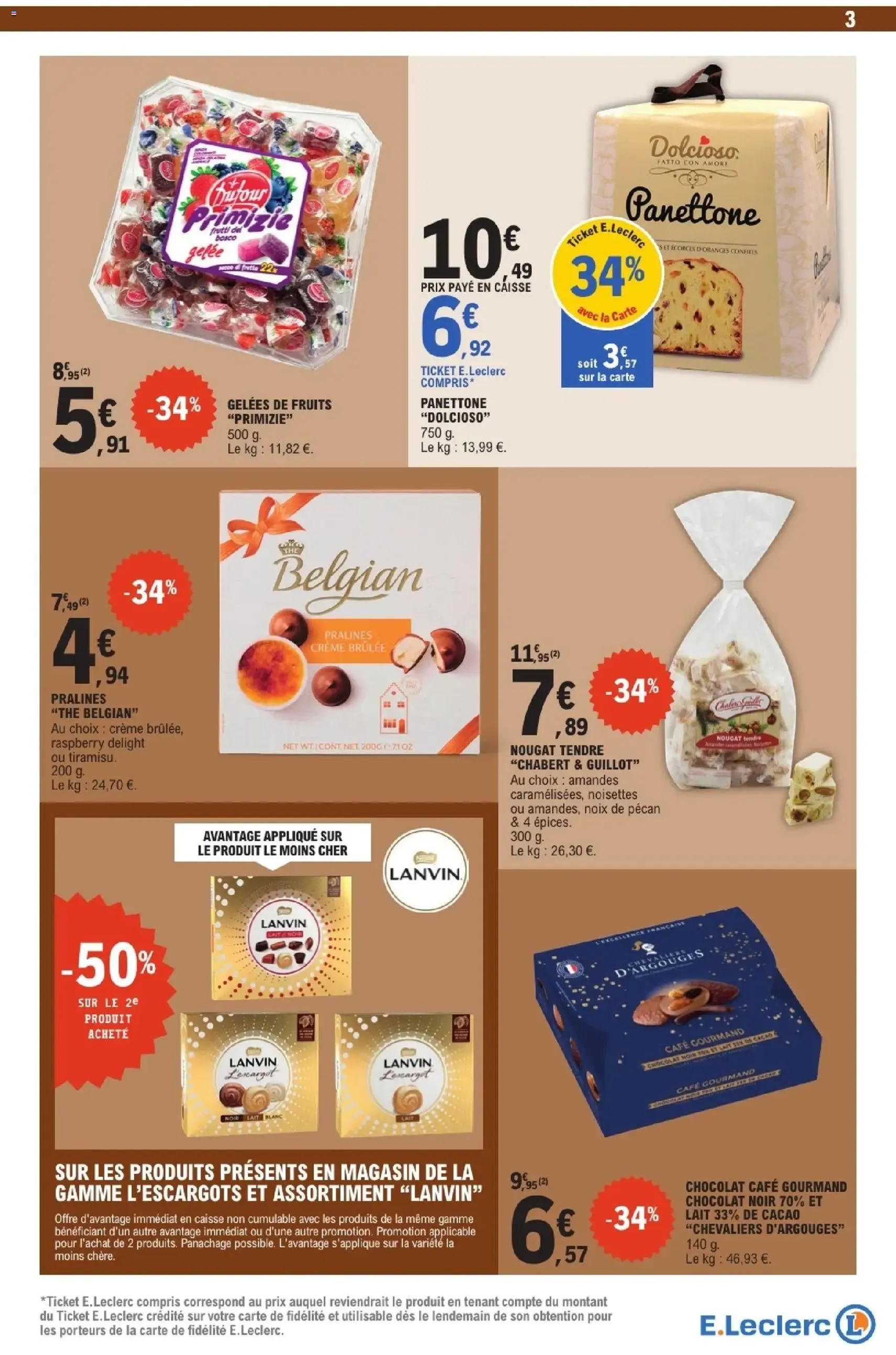 E.Leclerc catalogue semaine 51 - brochure valable à partir du 16/12/2025, page 3 sur 64