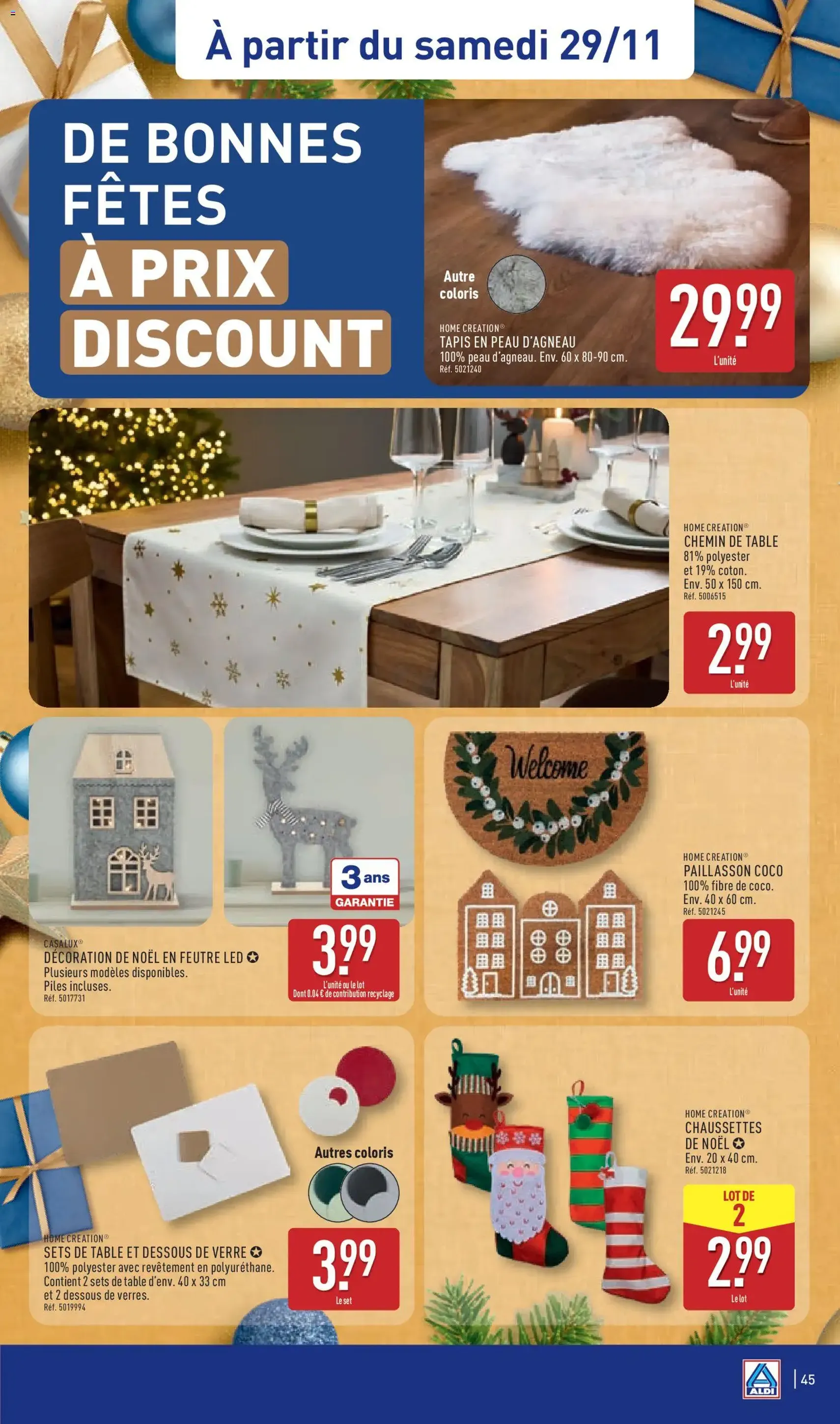 Aldi - Catalogue de la semaine 48 - brochure valable à partir du 25/11/2025, page 47 sur 56