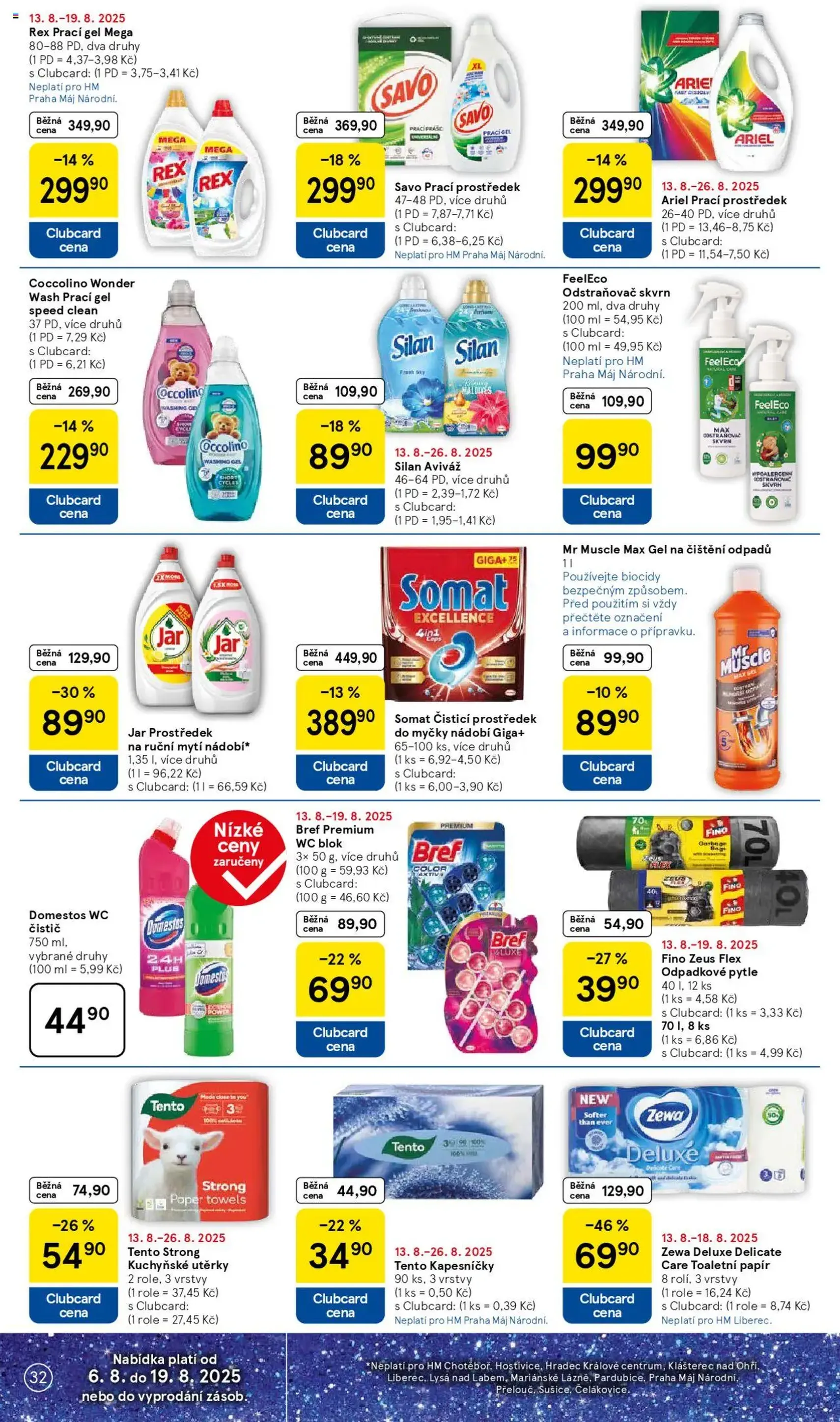 Tesco leták - Hypermarket - platný leták od 13.08.2025 strana 32 z 36 Tesco leták - Hypermarket - platný leták od 13.08.2025 strana 32 z 36