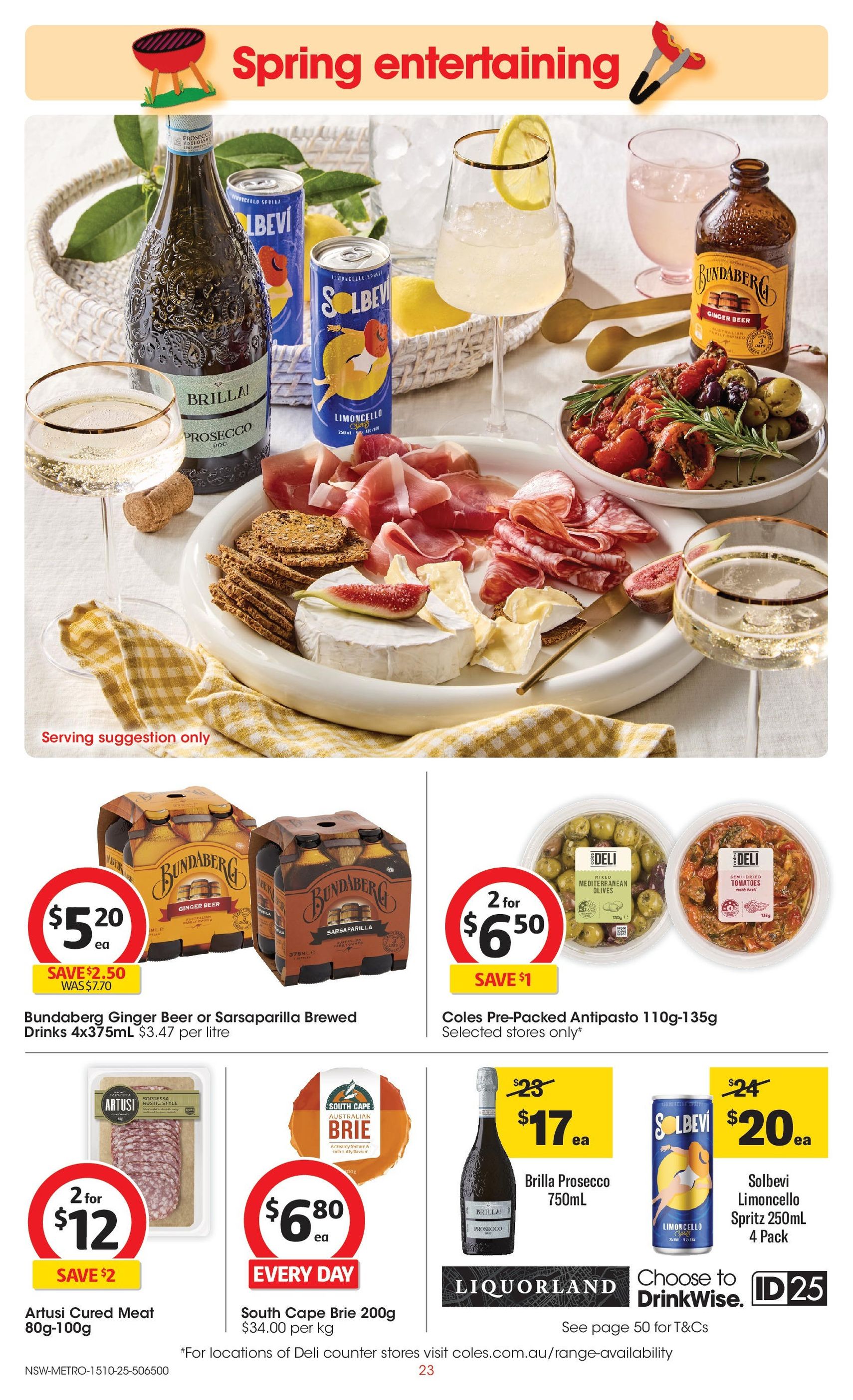 Coles Catalogue NSW - valid flyer from 15/10/2025, page 23 of 51 Coles Catalogue NSW - valid flyer from 15/10/2025, page 23 of 51