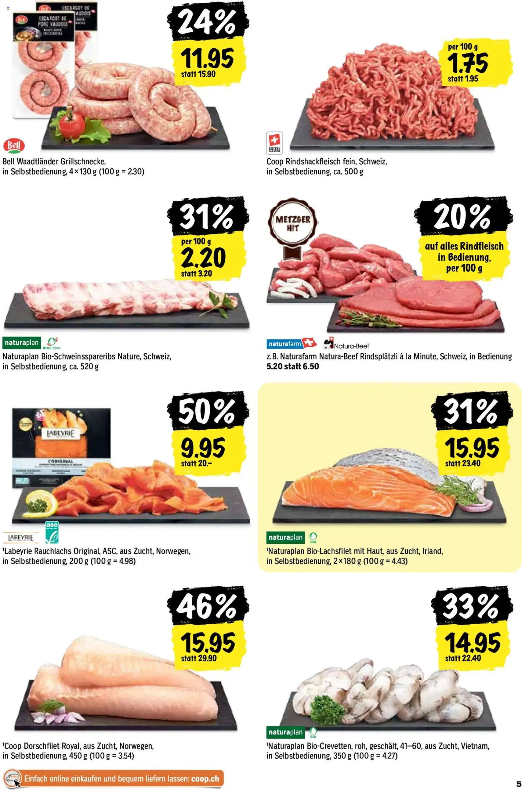 Coop aktionen - Gültiger Prospekt ab 21.05.2026, Seite 5 von insgesamt 28