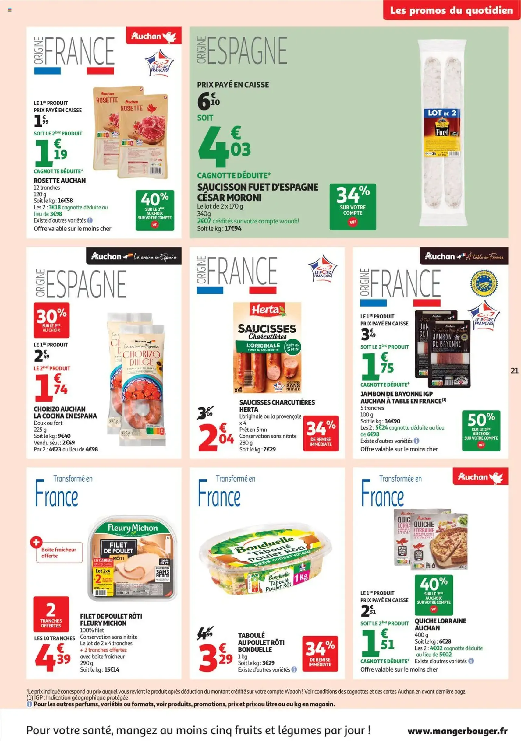 Auchan prospectus - brochure valable à partir du 16/07/2025, page 21 sur 58 Auchan prospectus - brochure valable à partir du 16/07/2025, page 21 sur 58