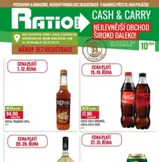 Ratio leták - náhled letáku platný od 01.10.2025