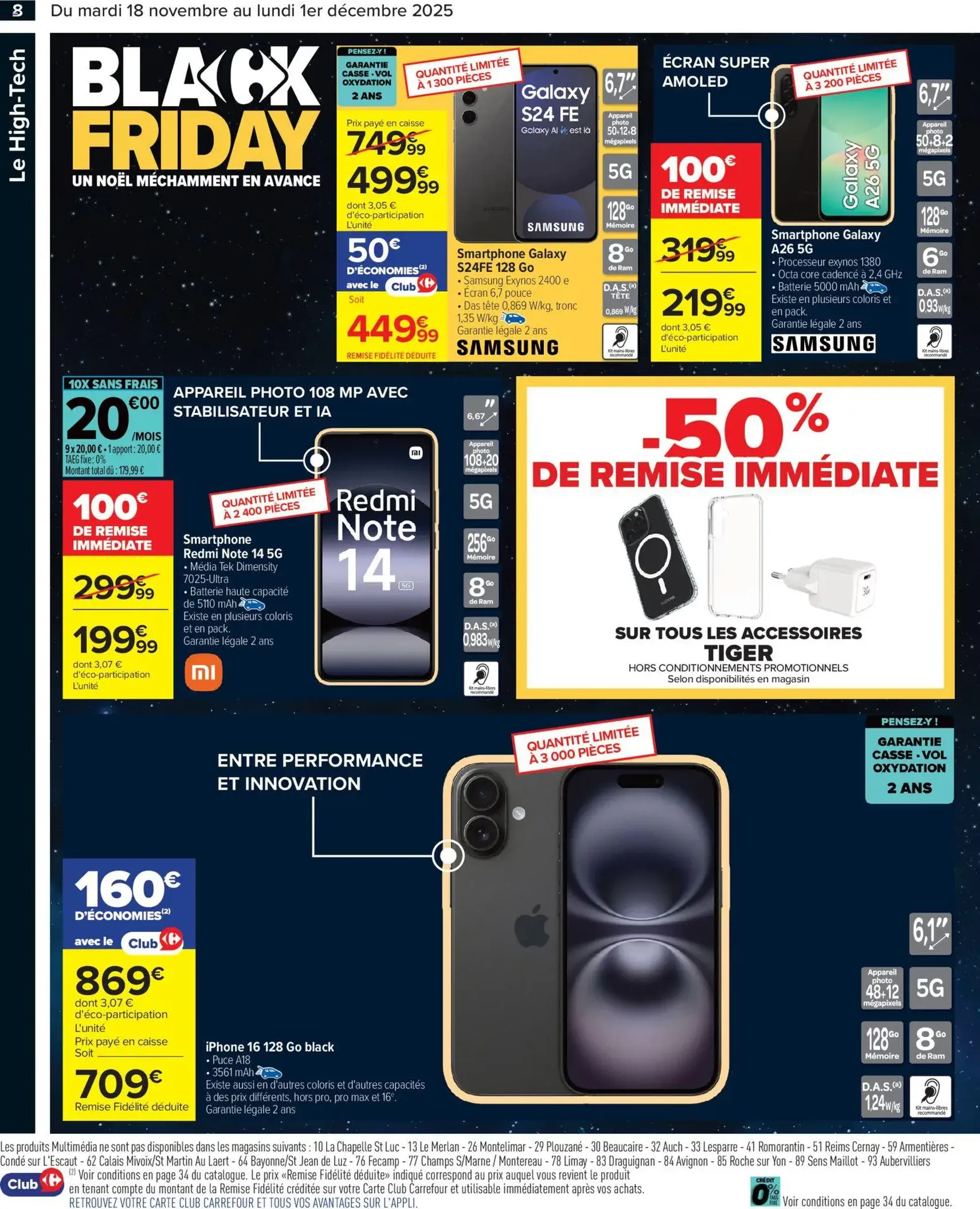 Carrefour Black Friday - brochure valable à partir du 18/11/2025, page 10 sur 44