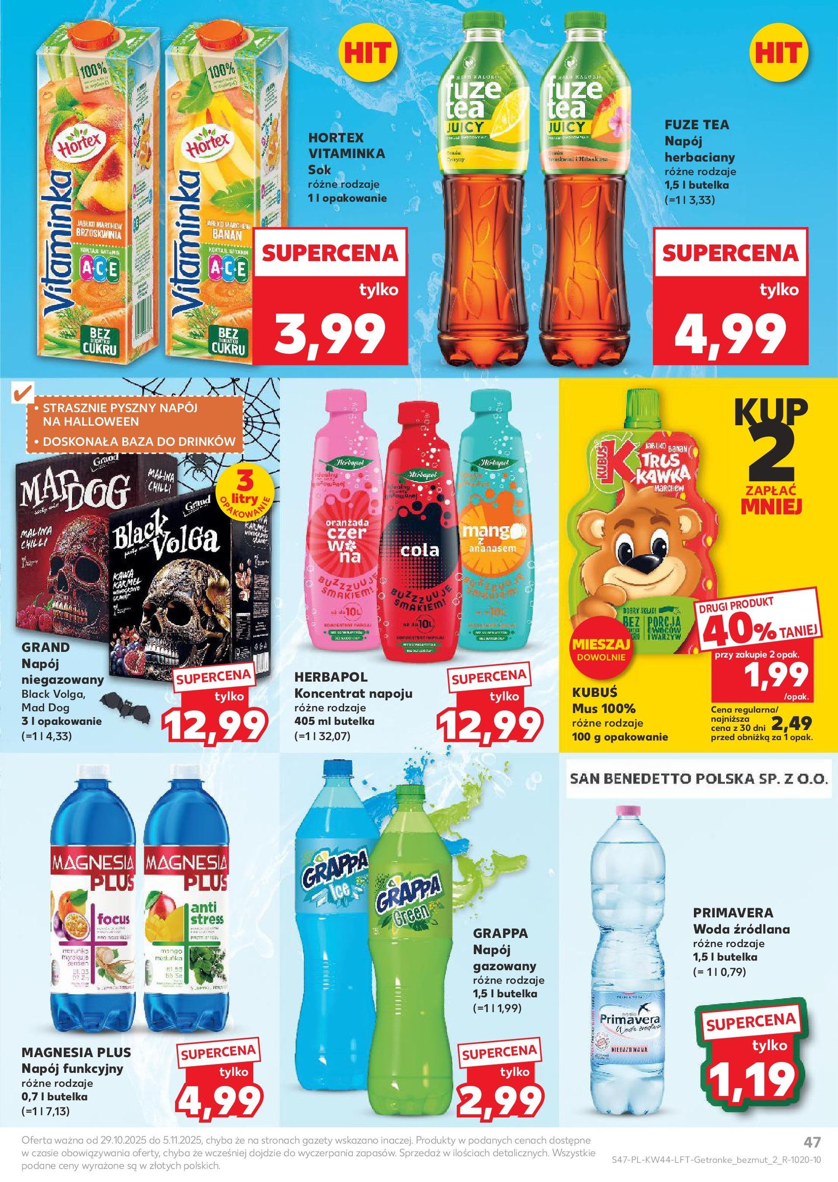 Kaufland gazetka - ważny gazetka od 29.10.2025 strona 47 z 63 Kaufland gazetka - ważny gazetka od 29.10.2025 strona 47 z 63