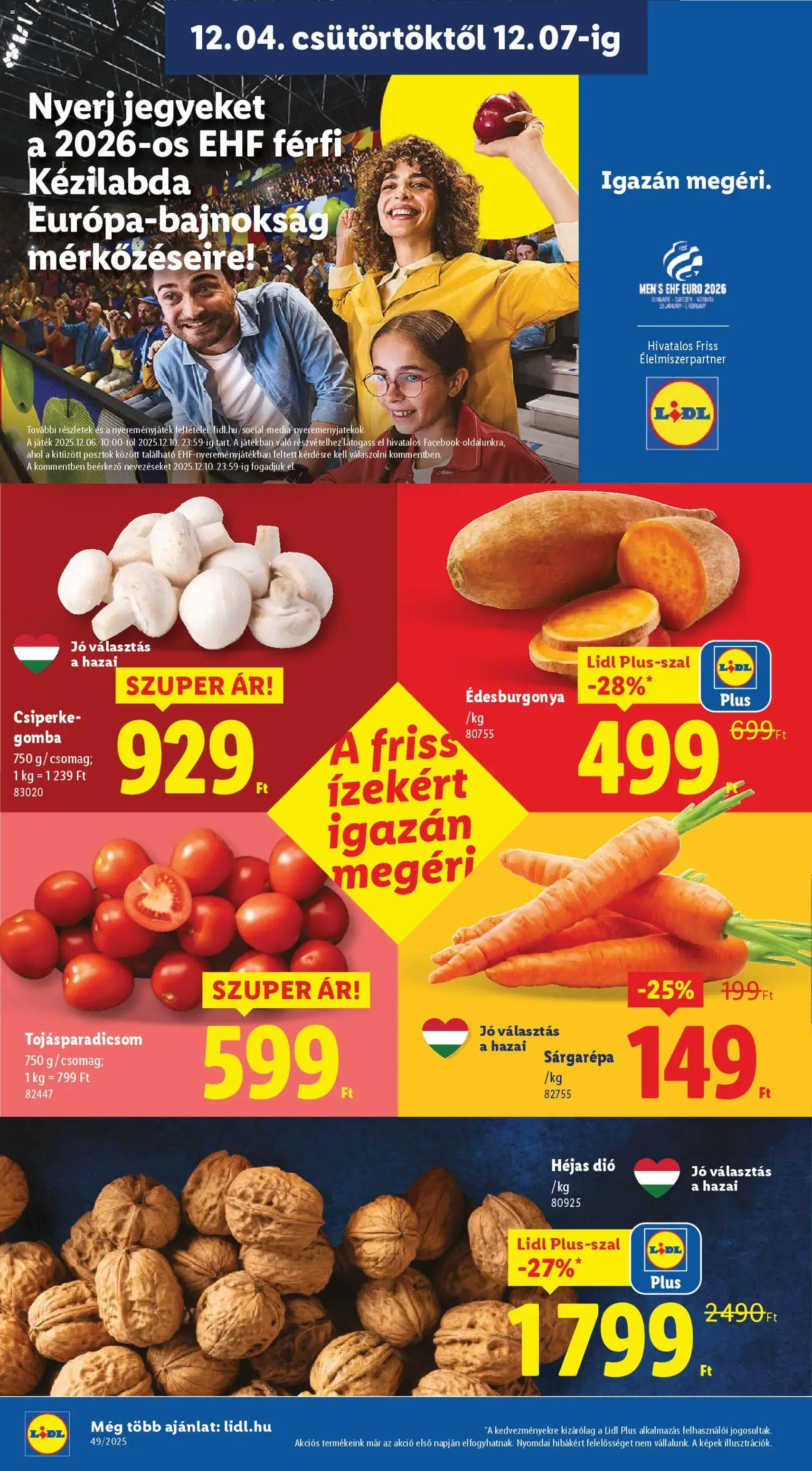 Lidl Akciós újság - 2025.12.04. érvényes szórólap 4 oldal 62 oldalból