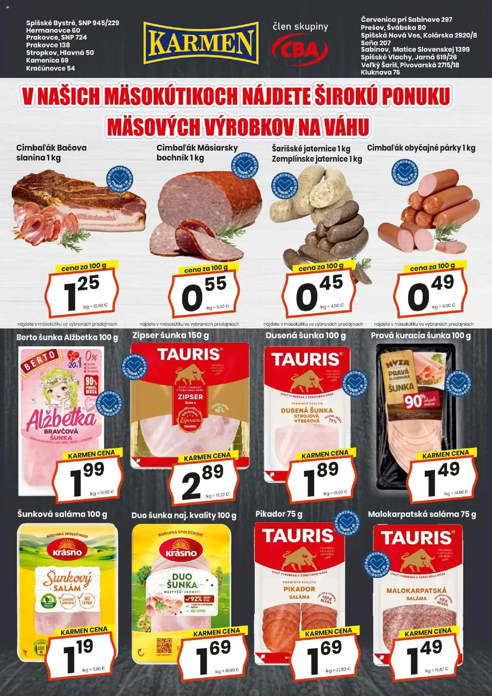KARMEN CBA leták - platný leták od 22.01.2026 strana 4 z 16