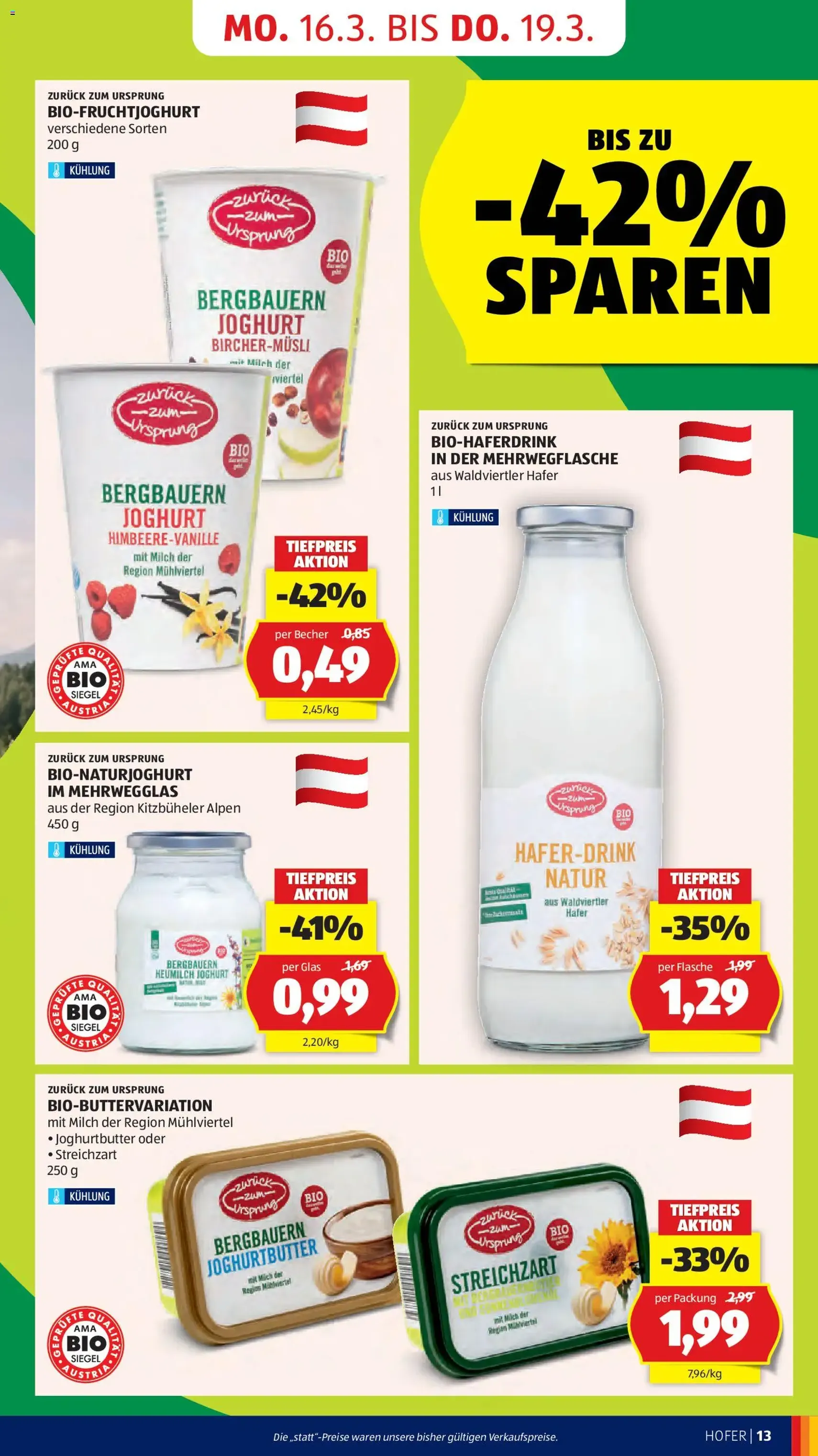 Hofer Flugblatt - Gültiger Prospekt ab 11.03.2026, Seite 17 von insgesamt 48