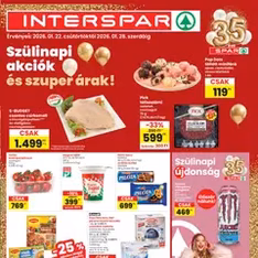 Interspar Akciós újság - szórólap előnézete érvényes 2026.01.22. -tól