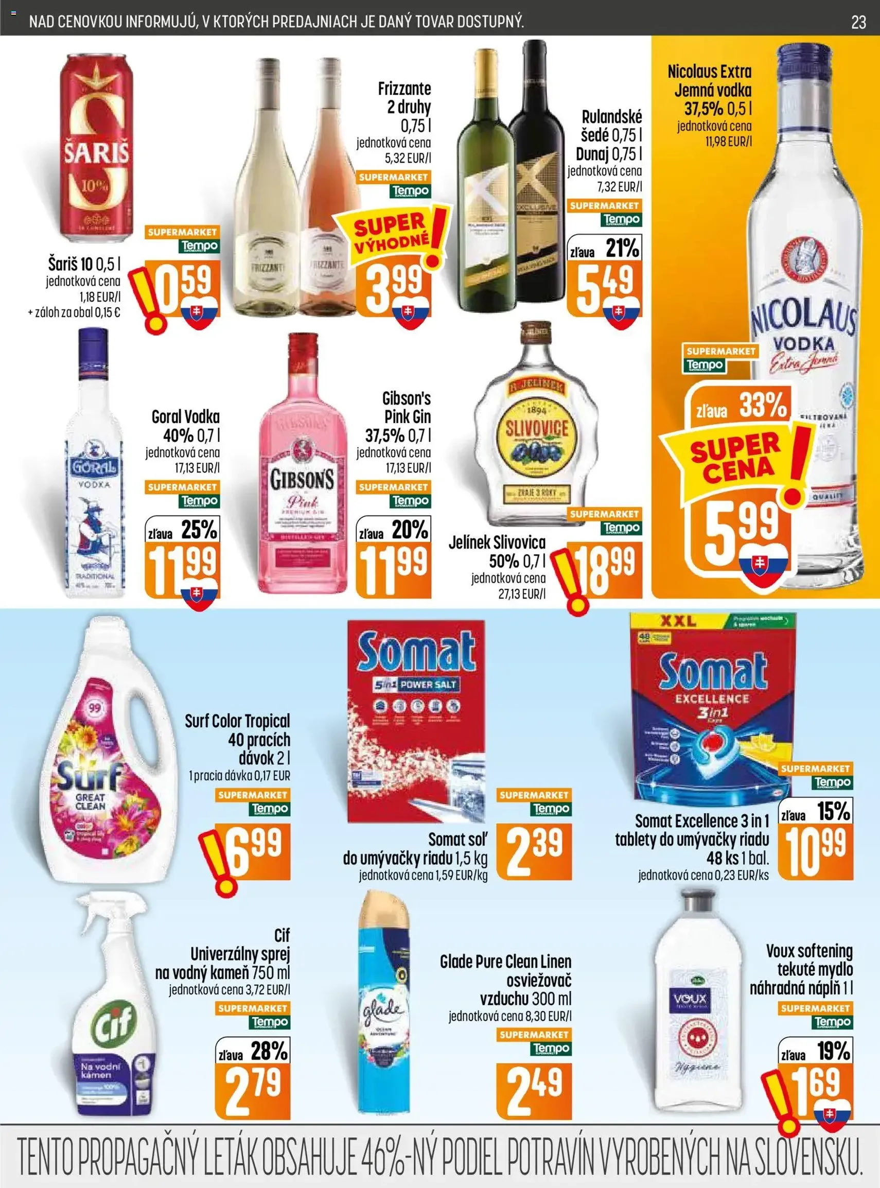 COOP Jednota leták - platný leták od 13.08.2026 strana 23 z 28