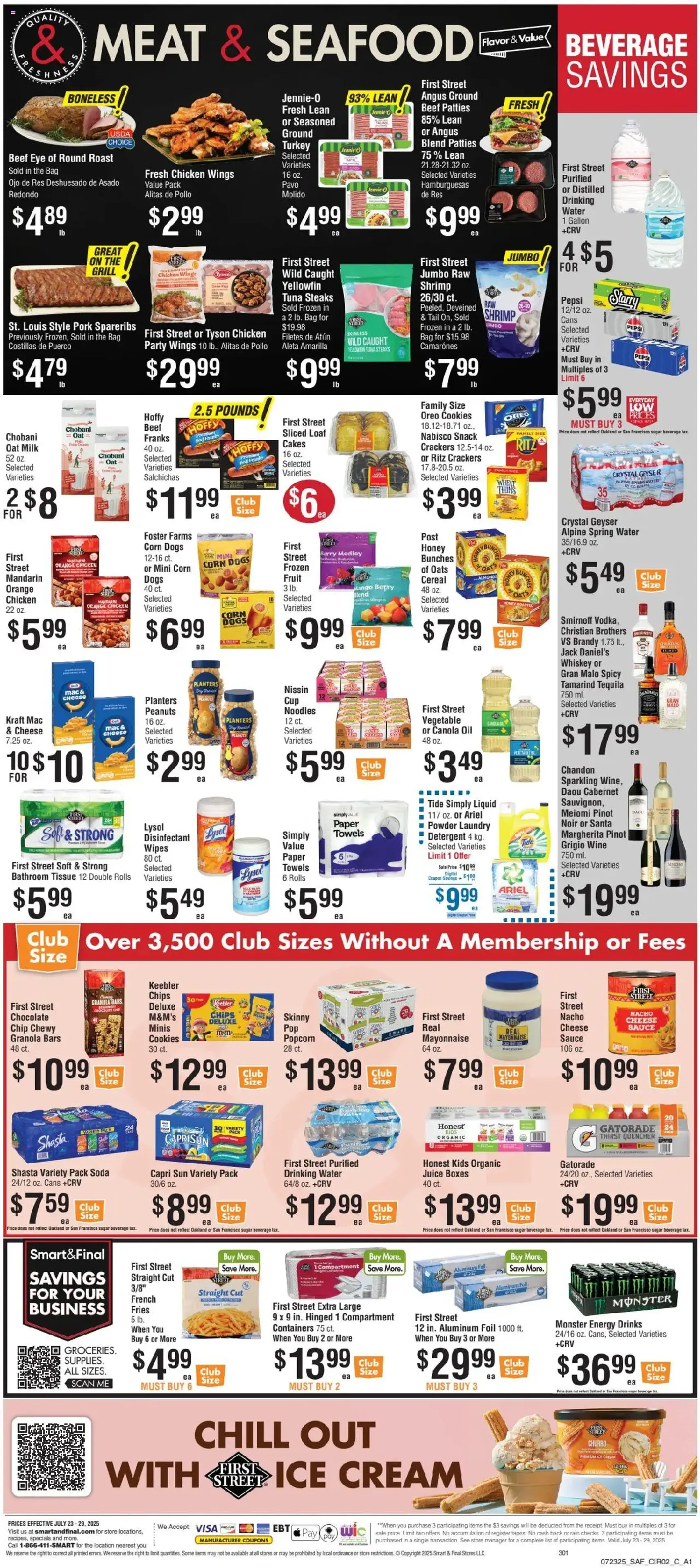 Smart & Final Weekly Ad - valid flyer from 07/23/2025, page 3 of 3
