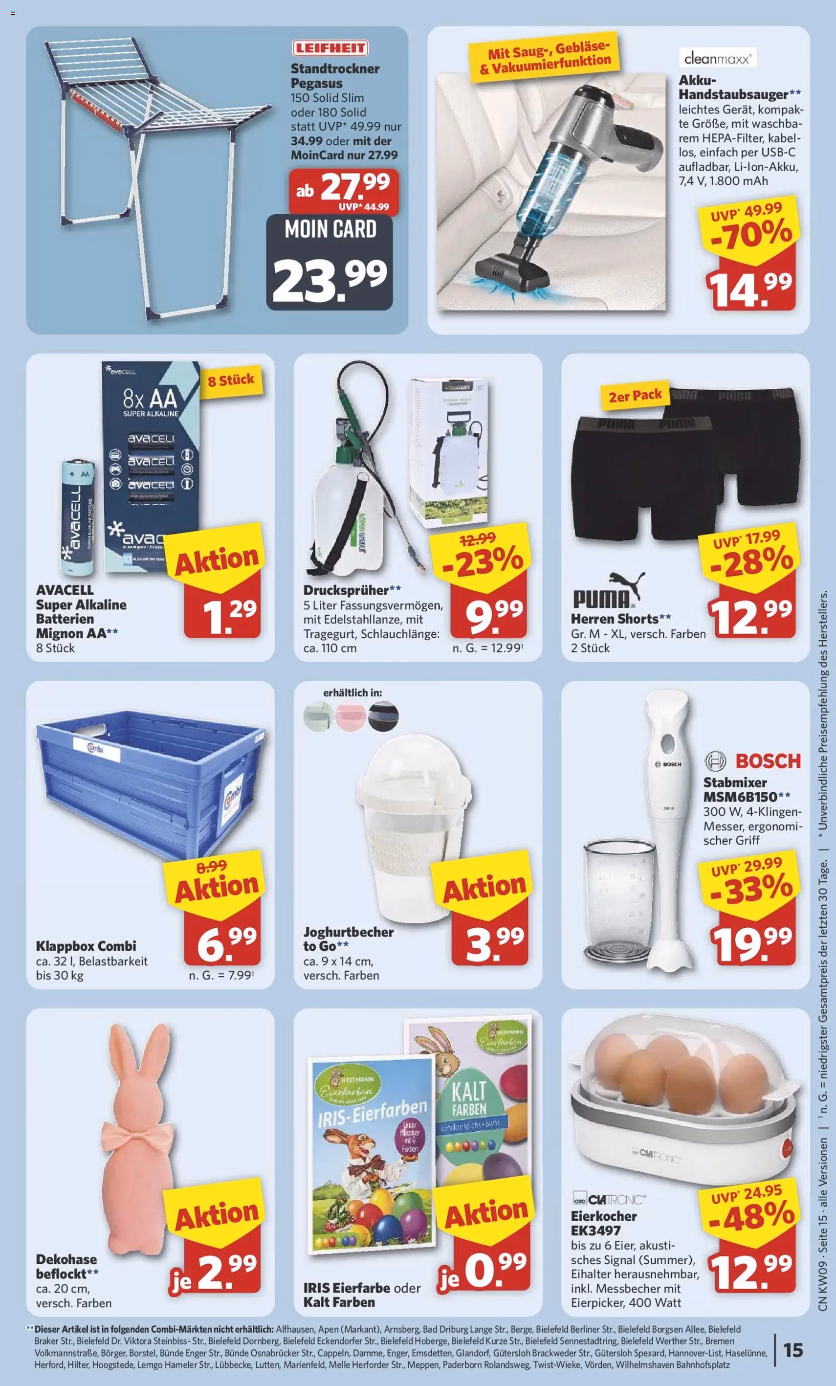 Combi Prospekt - Gültiger Prospekt ab 22.02.2026, Seite 15 von insgesamt 32