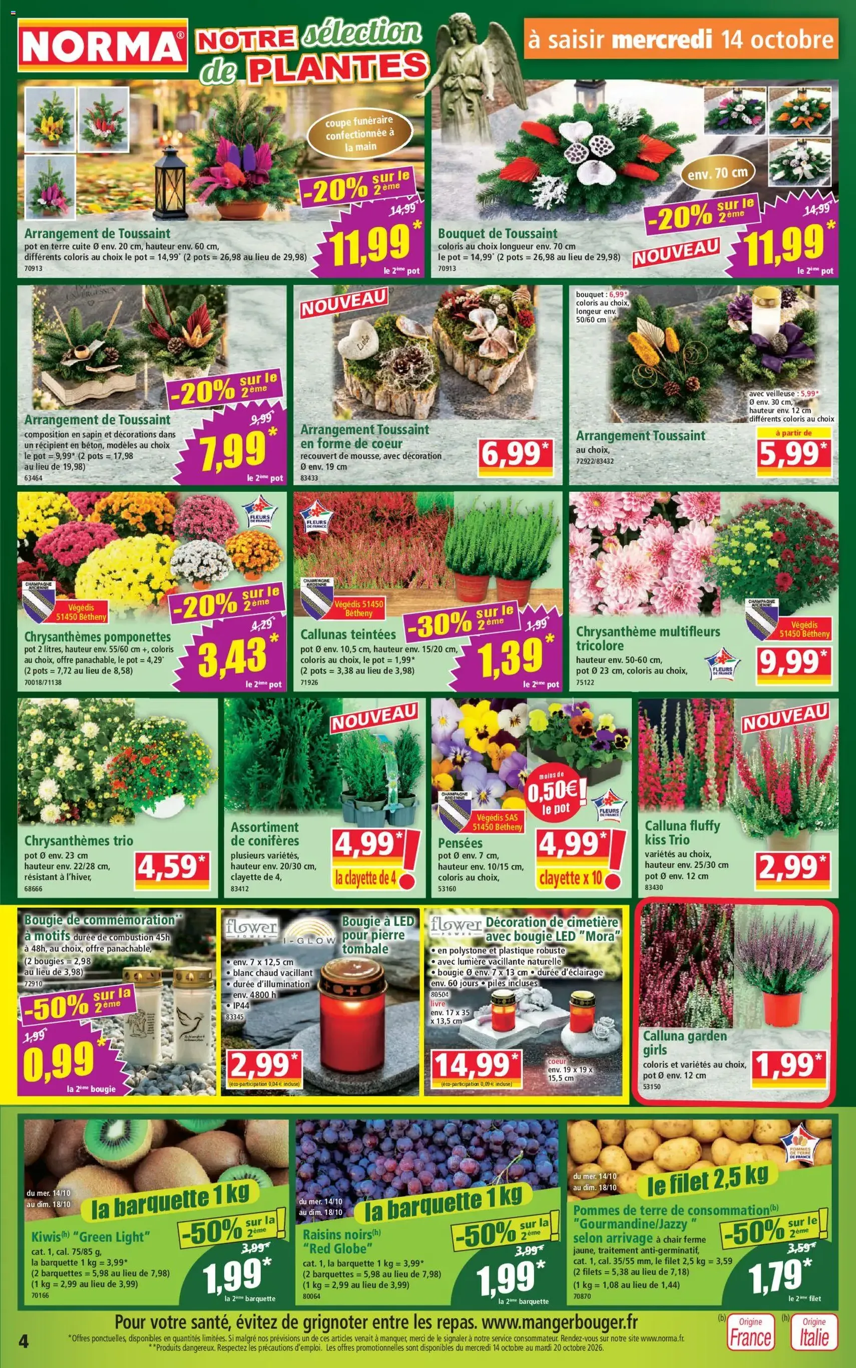 Norma catalogue - brochure valable à partir du 14/10/2026, page 4 sur 14