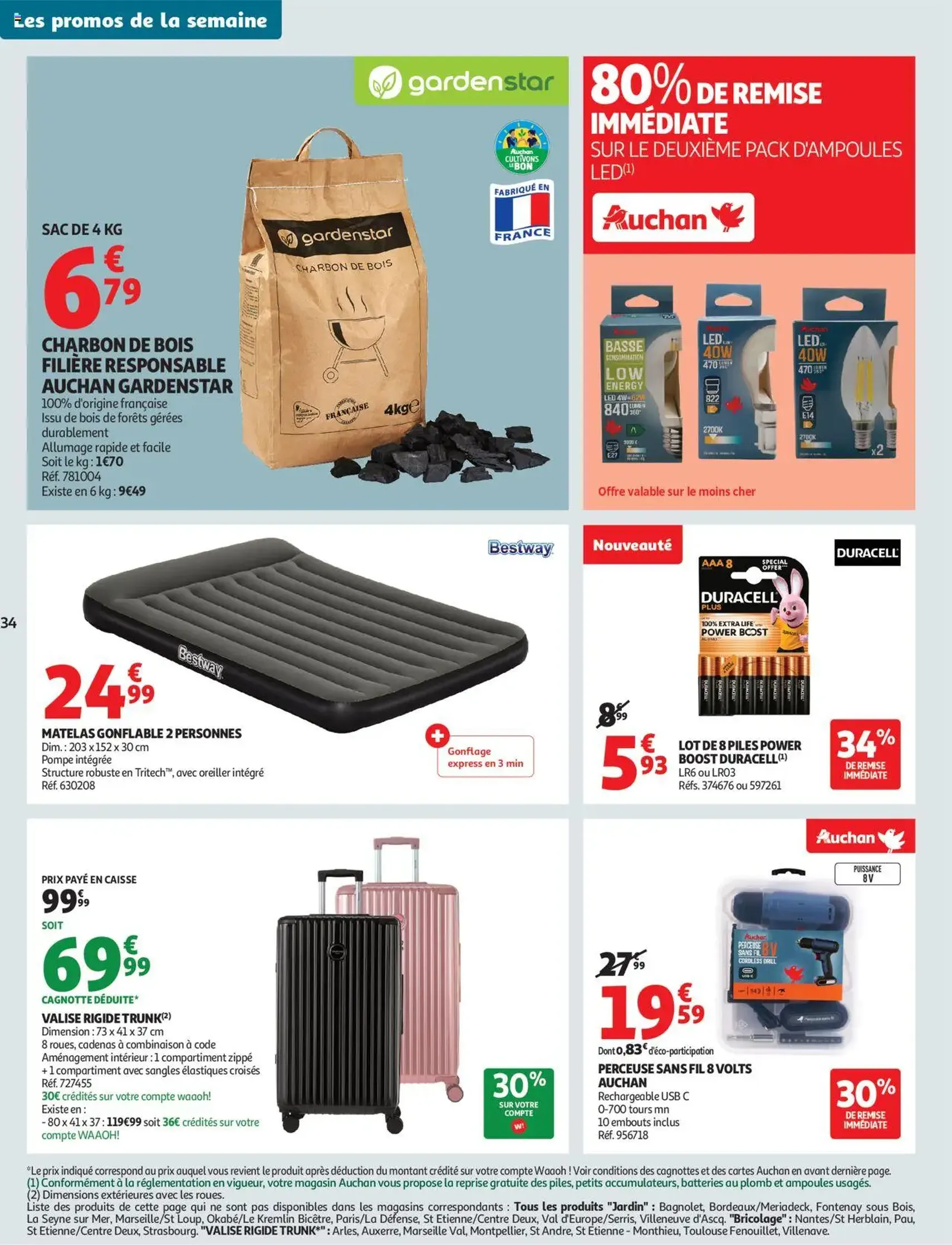 Auchan prospectus - brochure valable à partir du 12/08/2025, page 34 sur 38 Auchan prospectus - brochure valable à partir du 12/08/2025, page 34 sur 38