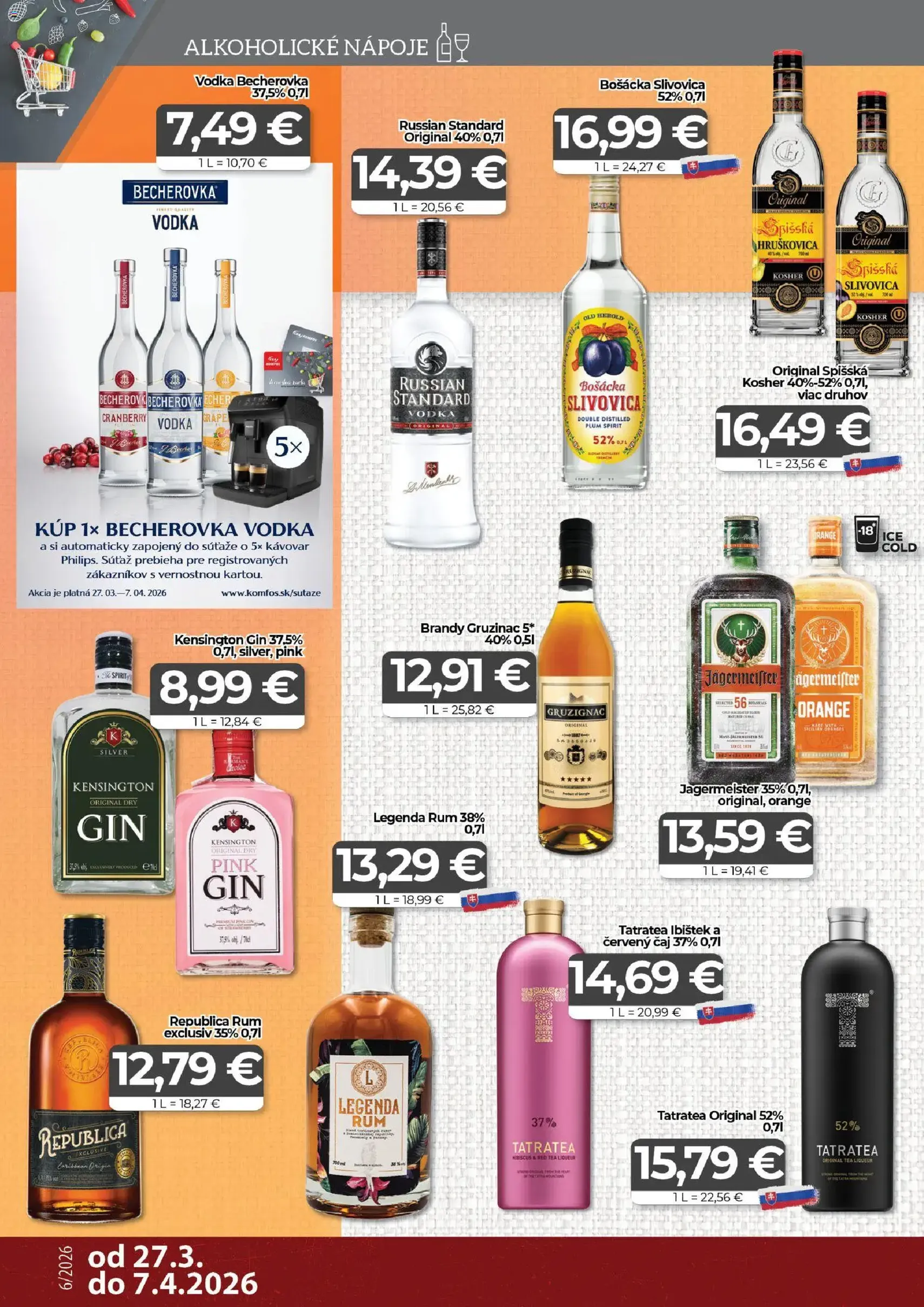 CBA Komfos leták - platný leták od 27.03.2026 strana 14 z 16