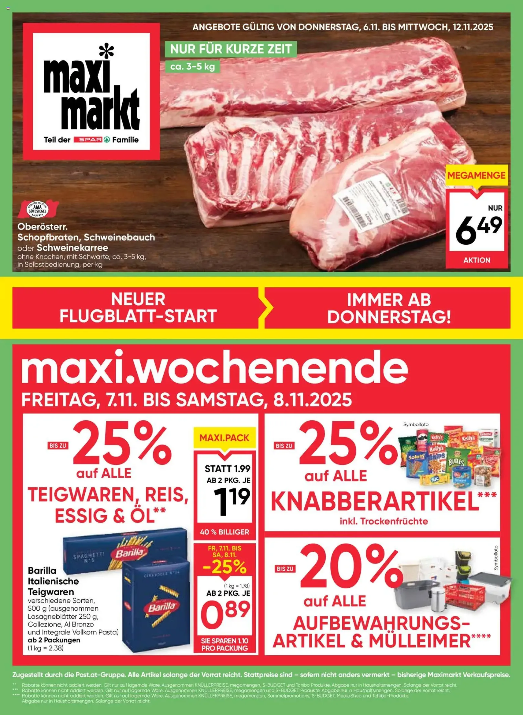 Maximarkt Flugblatt - Gültiger Prospekt ab 06.11.2025, Seite 1 von insgesamt 28