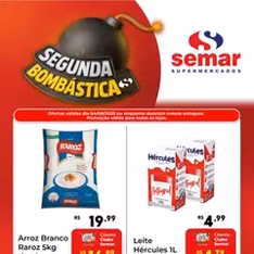 Semar Supermercado - Ofertas do Dia - pré-visualização do folheto, válido a partir de 04/08/2025
