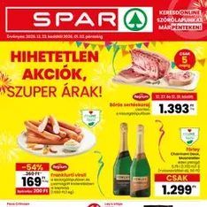 Spar Akciós újság - szórólap előnézete érvényes 2025.12.23. -tól
