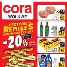 Cora - Festival des remises - Kortingsfestival cora Woluwe - voorvertoning van de folder geldig vanaf 08/07/2025