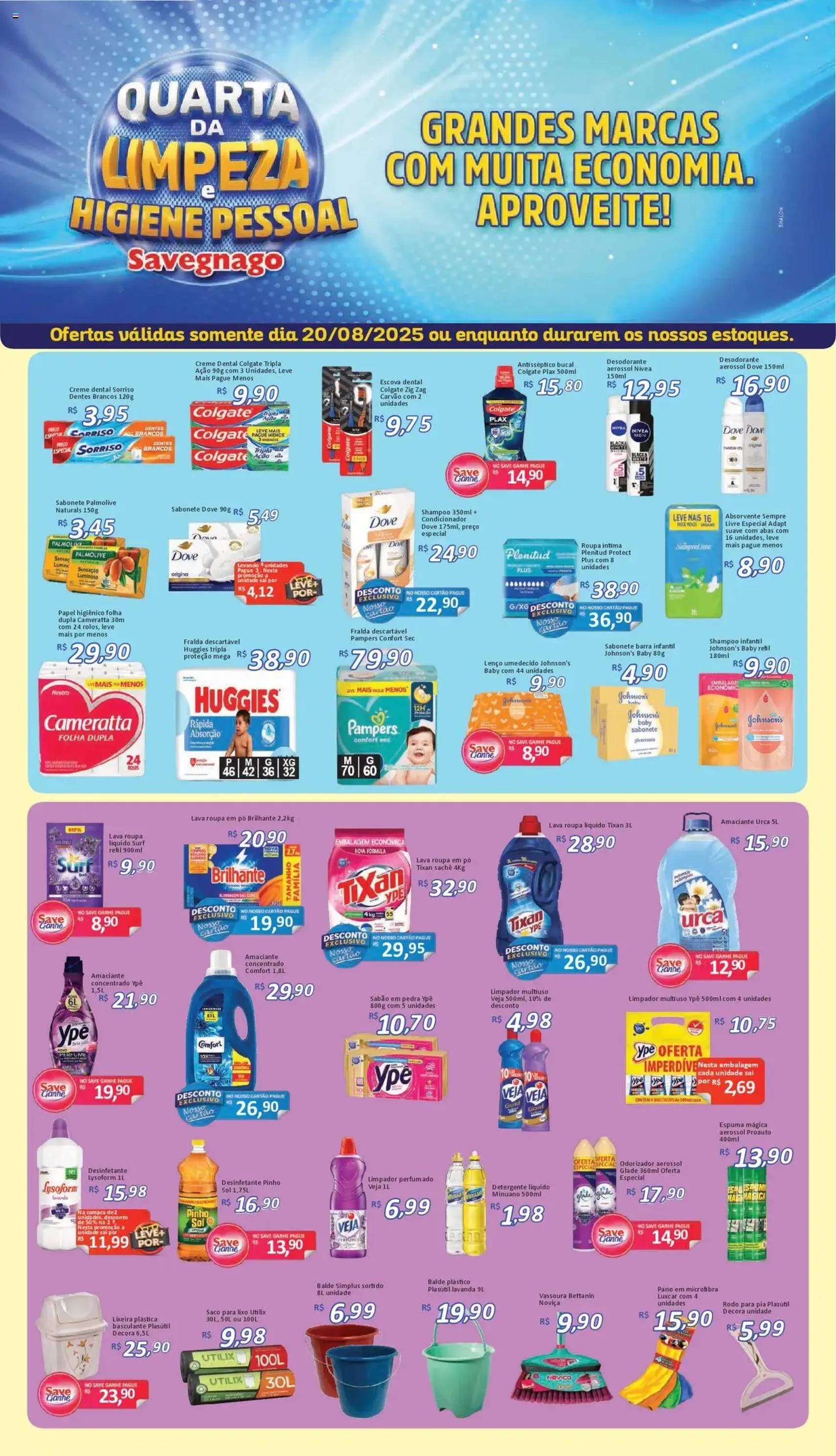 Savegnago - Ofertas da semana - folheto válido a partir de 20/08/2025 página 1 de 2