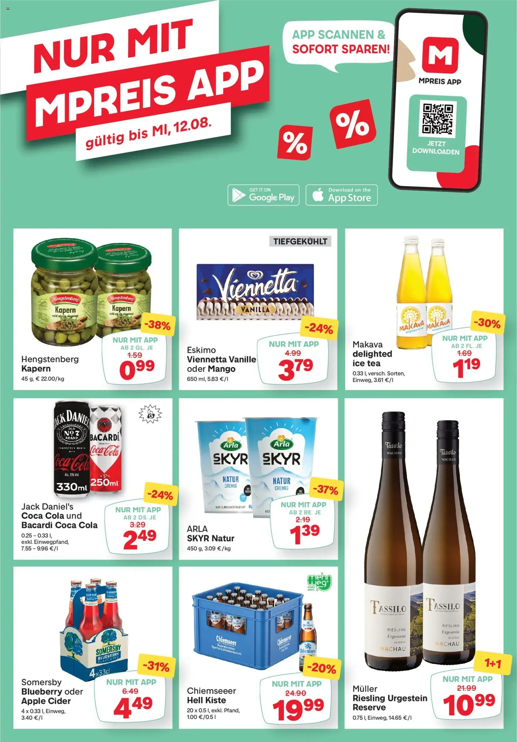 MPREIS Flugblatt - Gültiger Prospekt ab 06.08.2026, Seite 14 von insgesamt 15