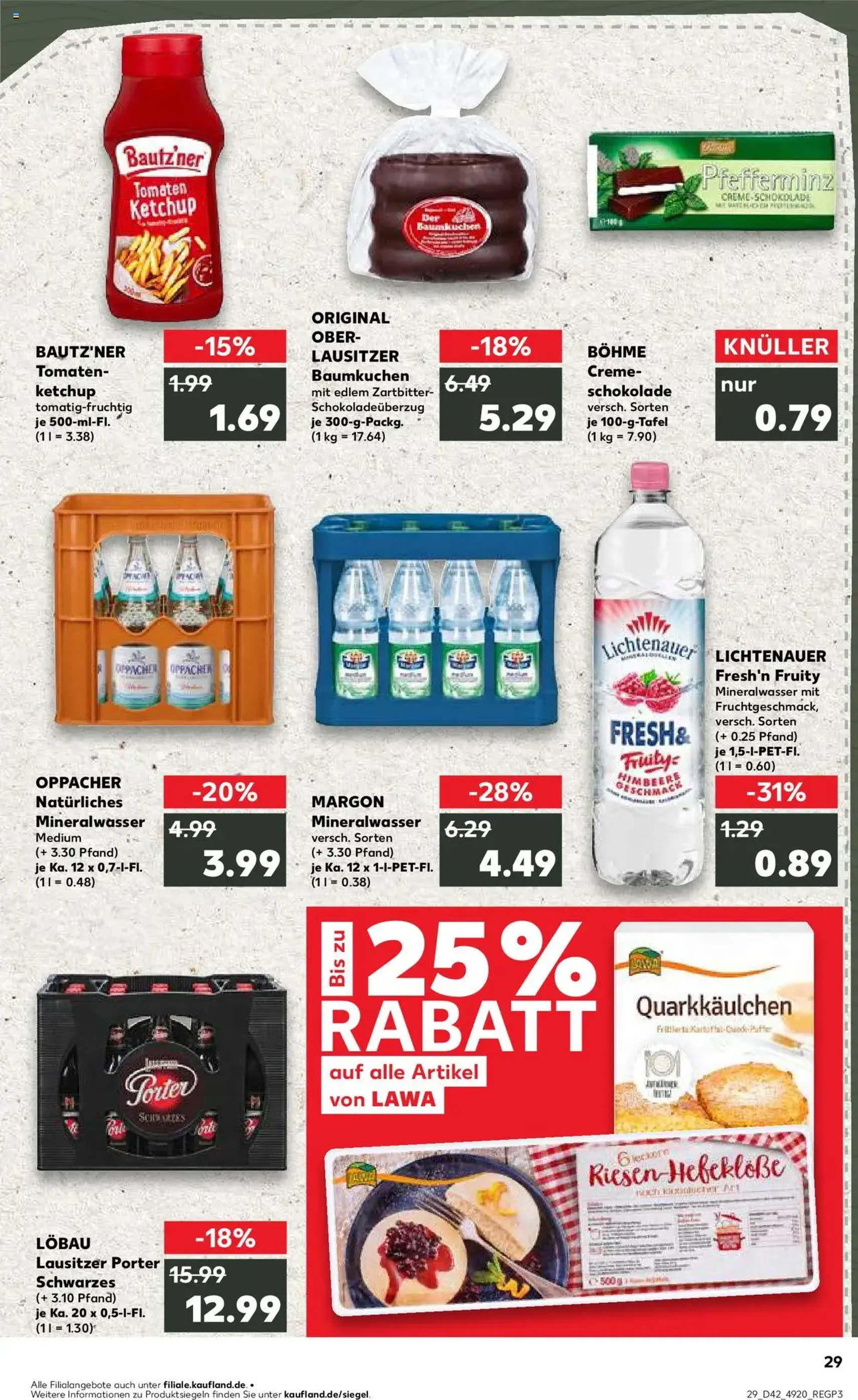 Kaufland Prospekt - Gültiger Prospekt ab 16.10.2025, Seite 29 von insgesamt 64 Kaufland Prospekt - Gültiger Prospekt ab 16.10.2025, Seite 29 von insgesamt 64