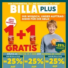 Billa Plus Flugblatt - Prospekt Vorschau gültig ab 22.01.2026