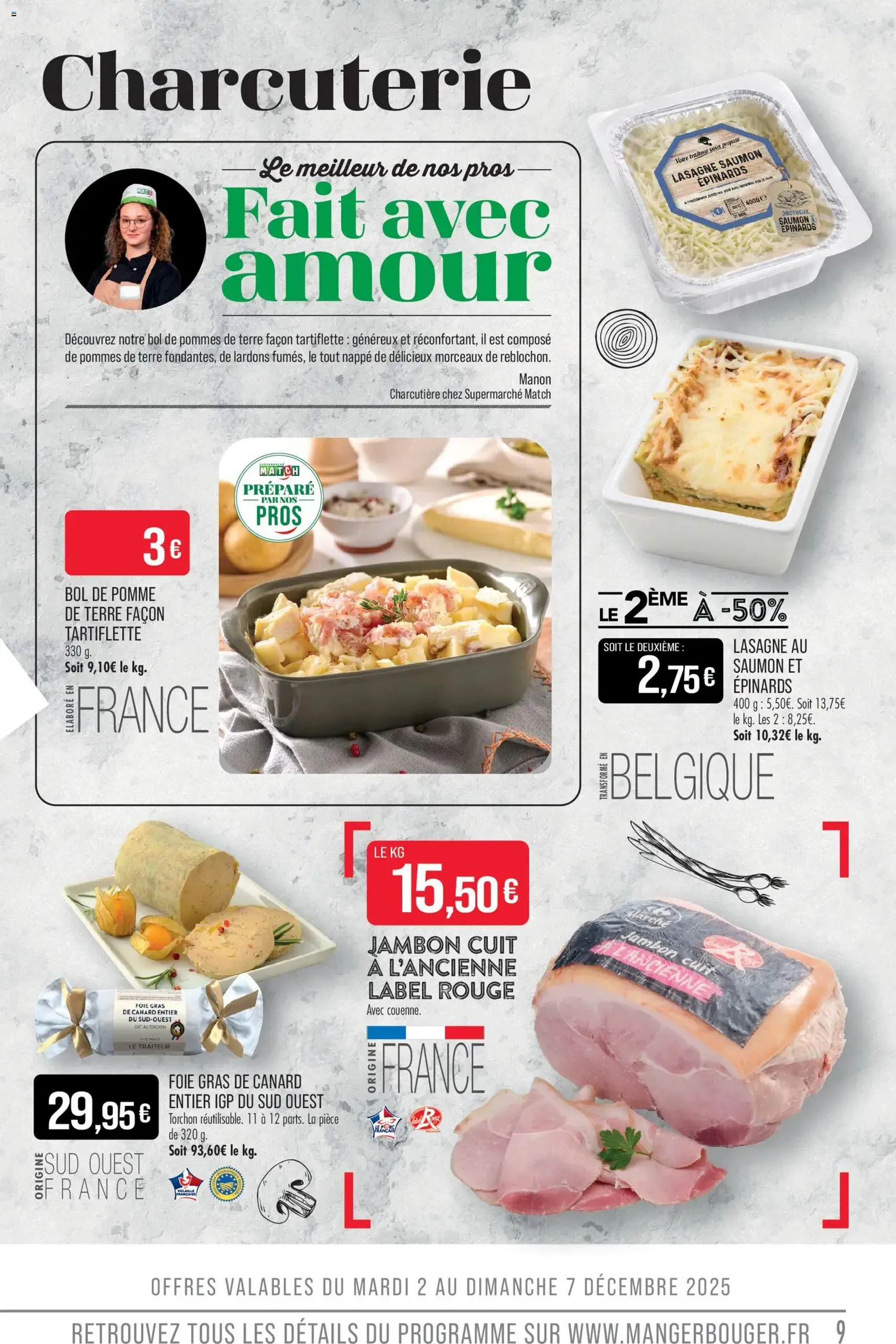 Match Supermarché catalogue - brochure valable à partir du 02/12/2025, page 9 sur 36