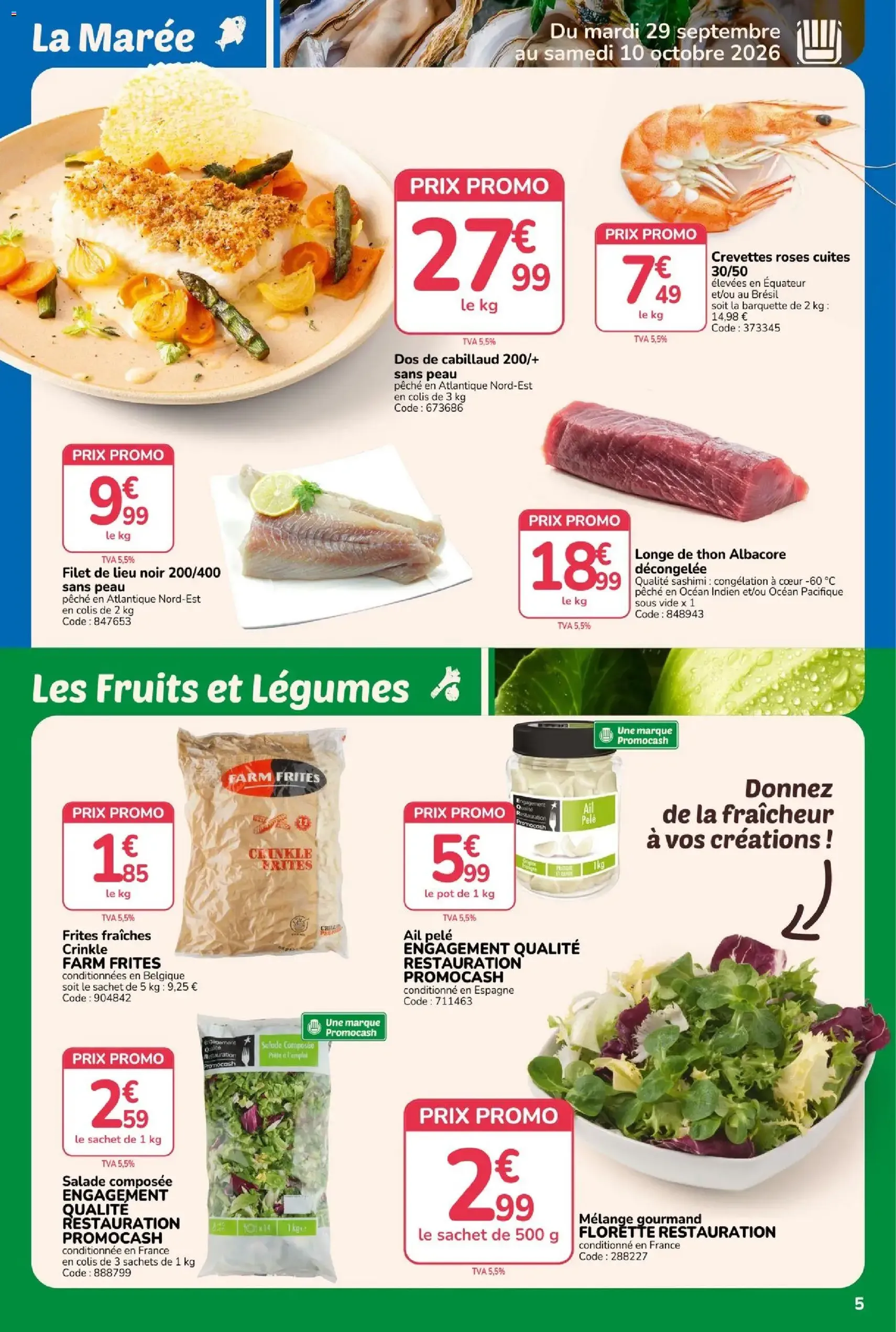 Promocash catalogue - brochure valable à partir du 29/09/2026, page 5 sur 24