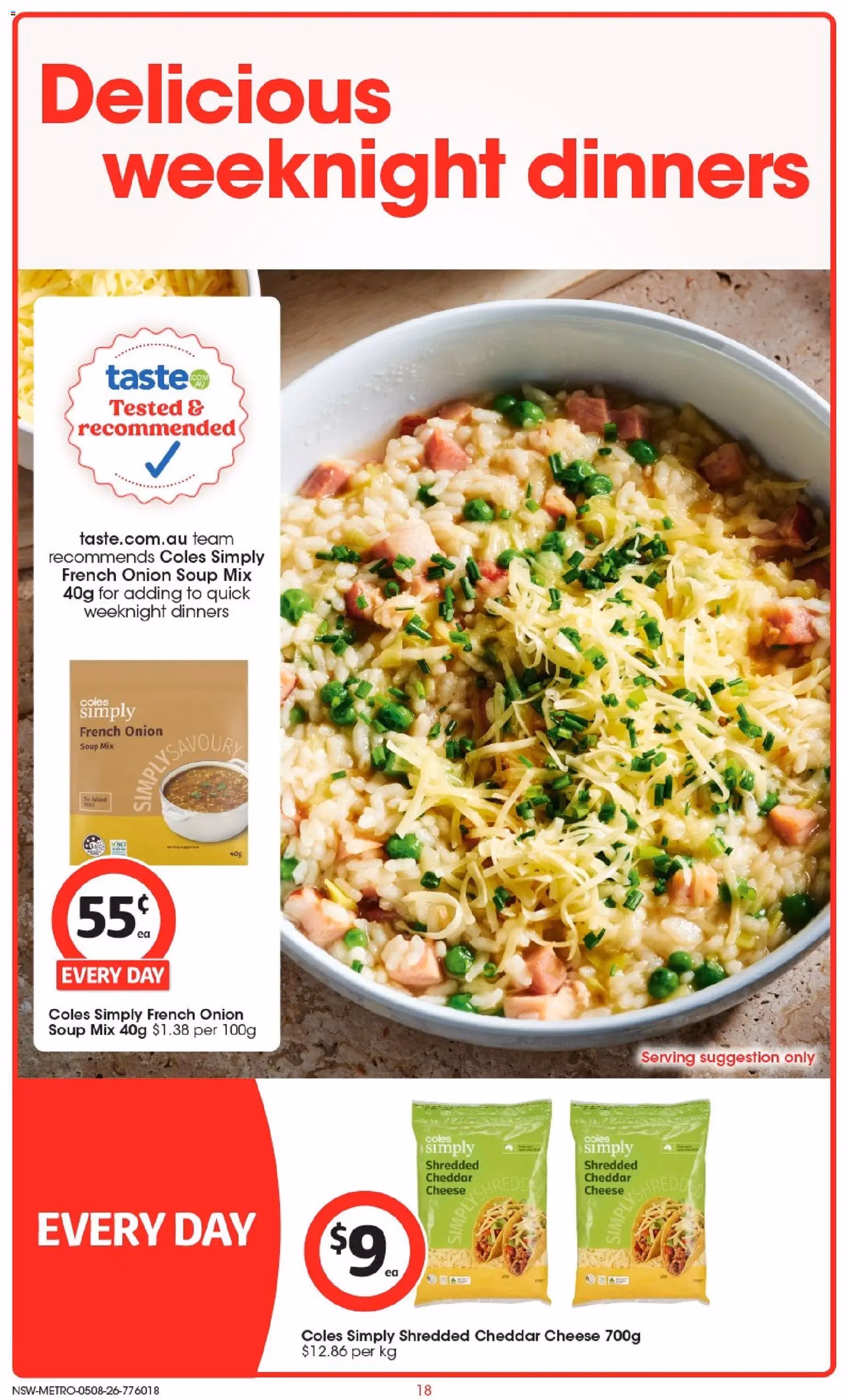 Coles catalogue - valid flyer from 04/08/2026, page 18 of 52