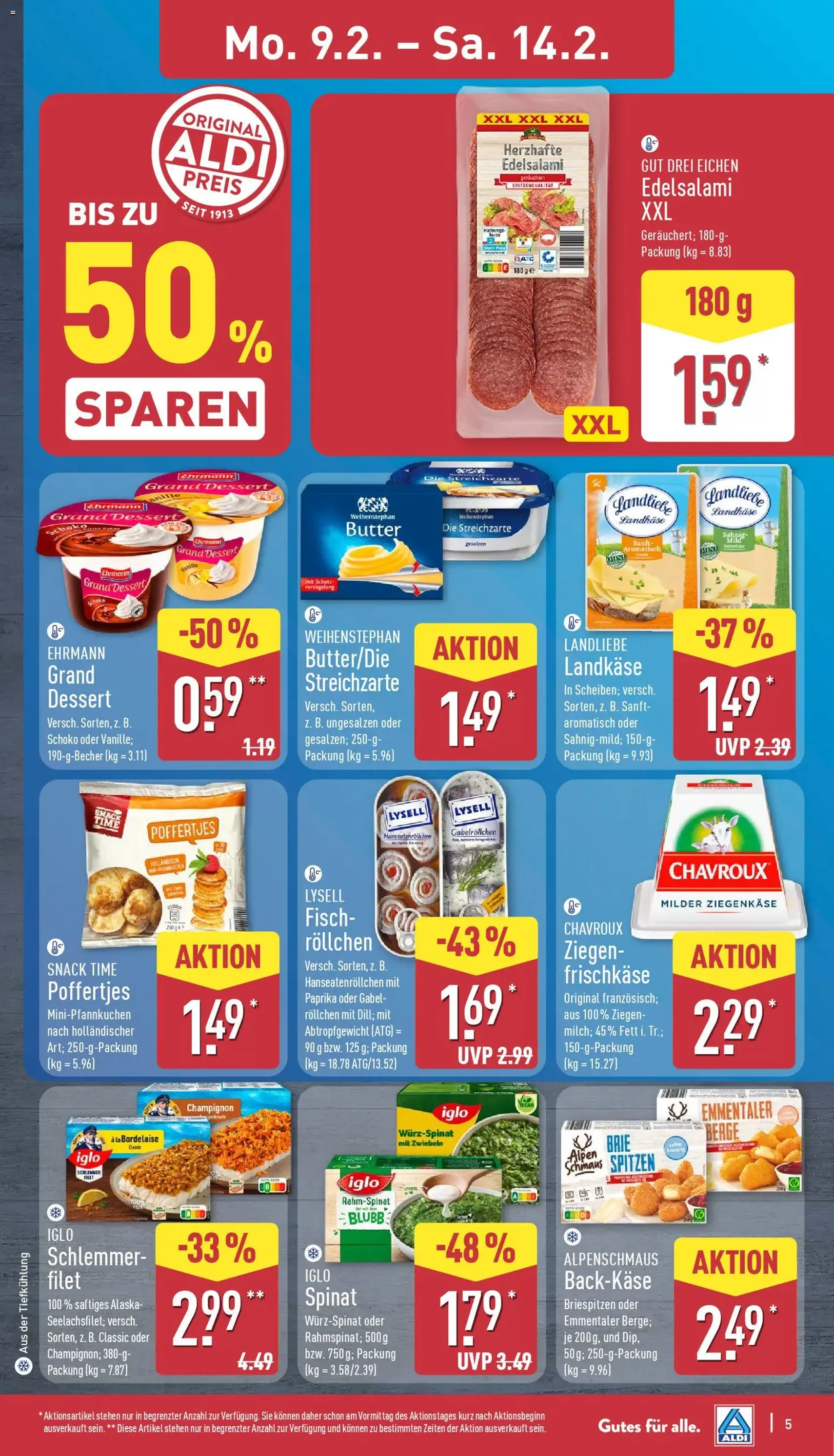 Aldi Prospekt - Gültiger Prospekt ab 09.02.2026, Seite 8 von insgesamt 43