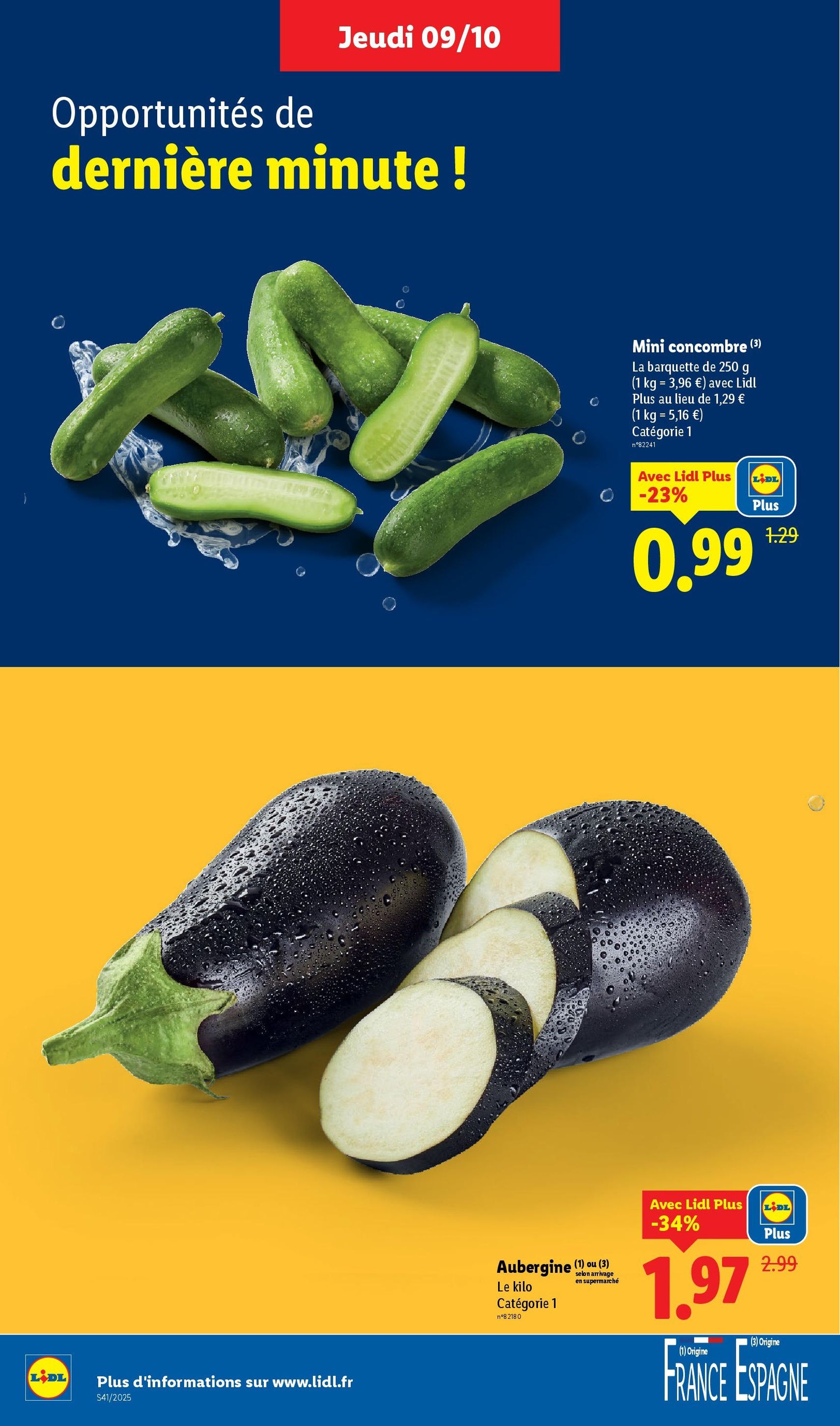 LIDL catalogue semaine 41 - brochure valable à partir du 09/10/2025, page 4 sur 73