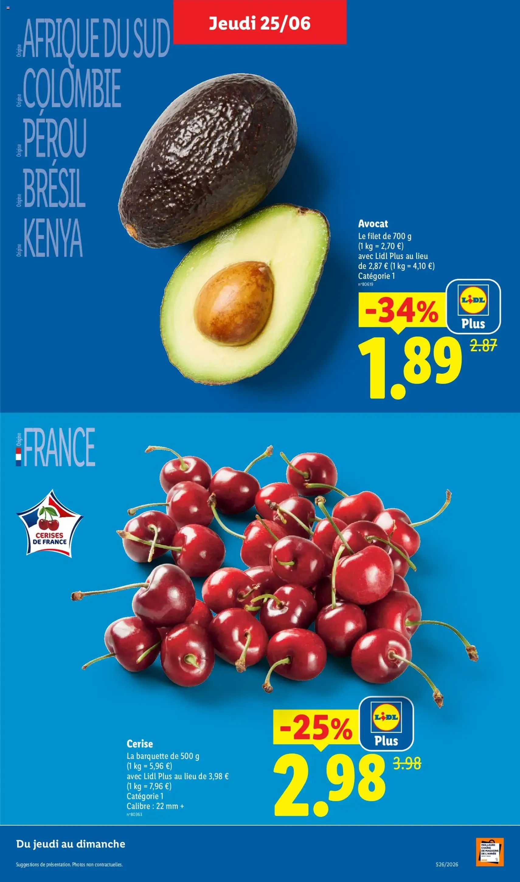 LIDL catalogue - brochure valable à partir du 25/06/2026, page 5 sur 72