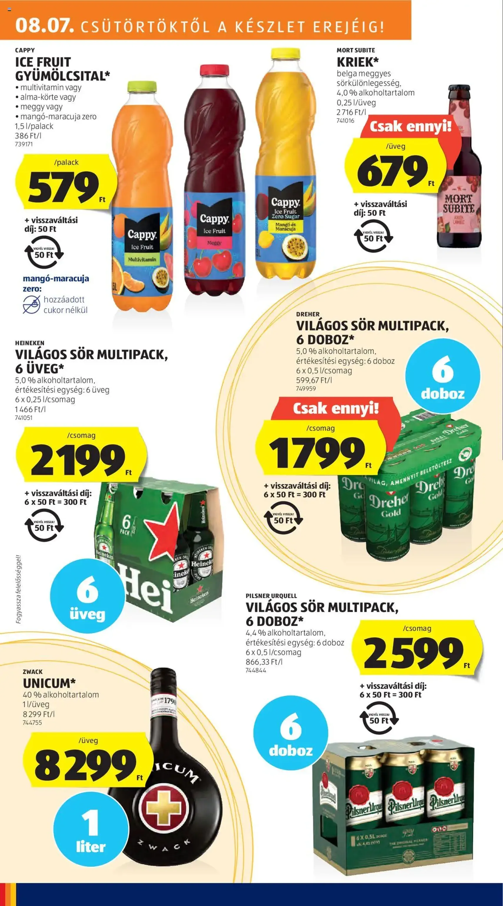 Aldi Akciós újság - 2025.08.07. érvényes szórólap 16 oldal 52 oldalból Aldi Akciós újság - 2025.08.07. érvényes szórólap 16 oldal 52 oldalból