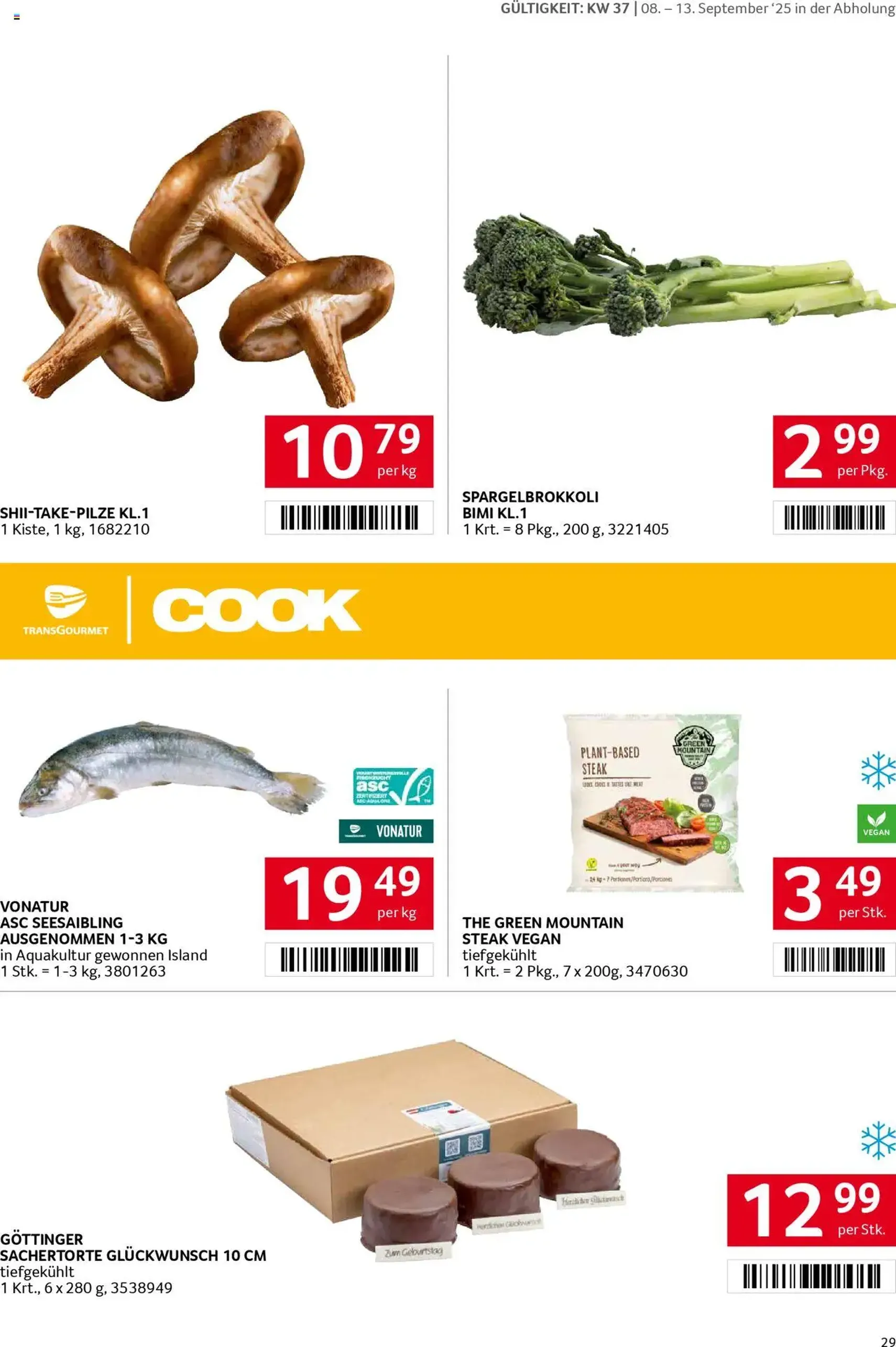 Transgourmet Flugblatt - Gültiger Prospekt ab 07.09.2025, Seite 27 von insgesamt 34