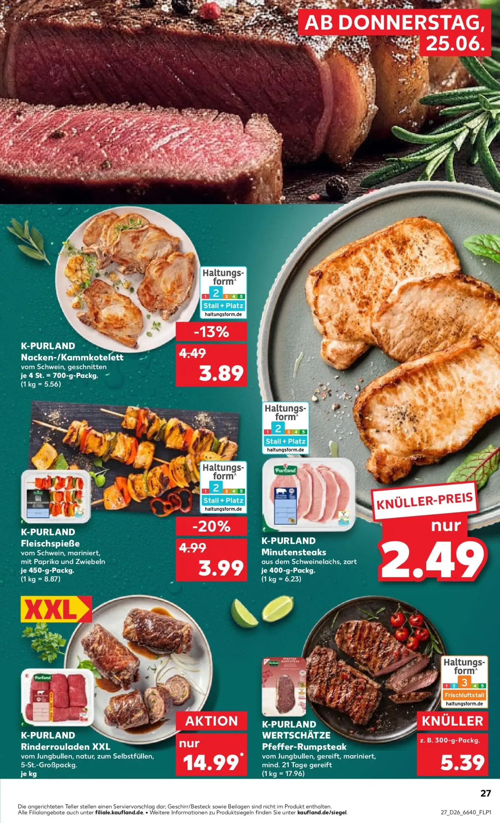 Kaufland Prospekt - Gültiger Prospekt ab 25.06.2026, Seite 27 von insgesamt 58