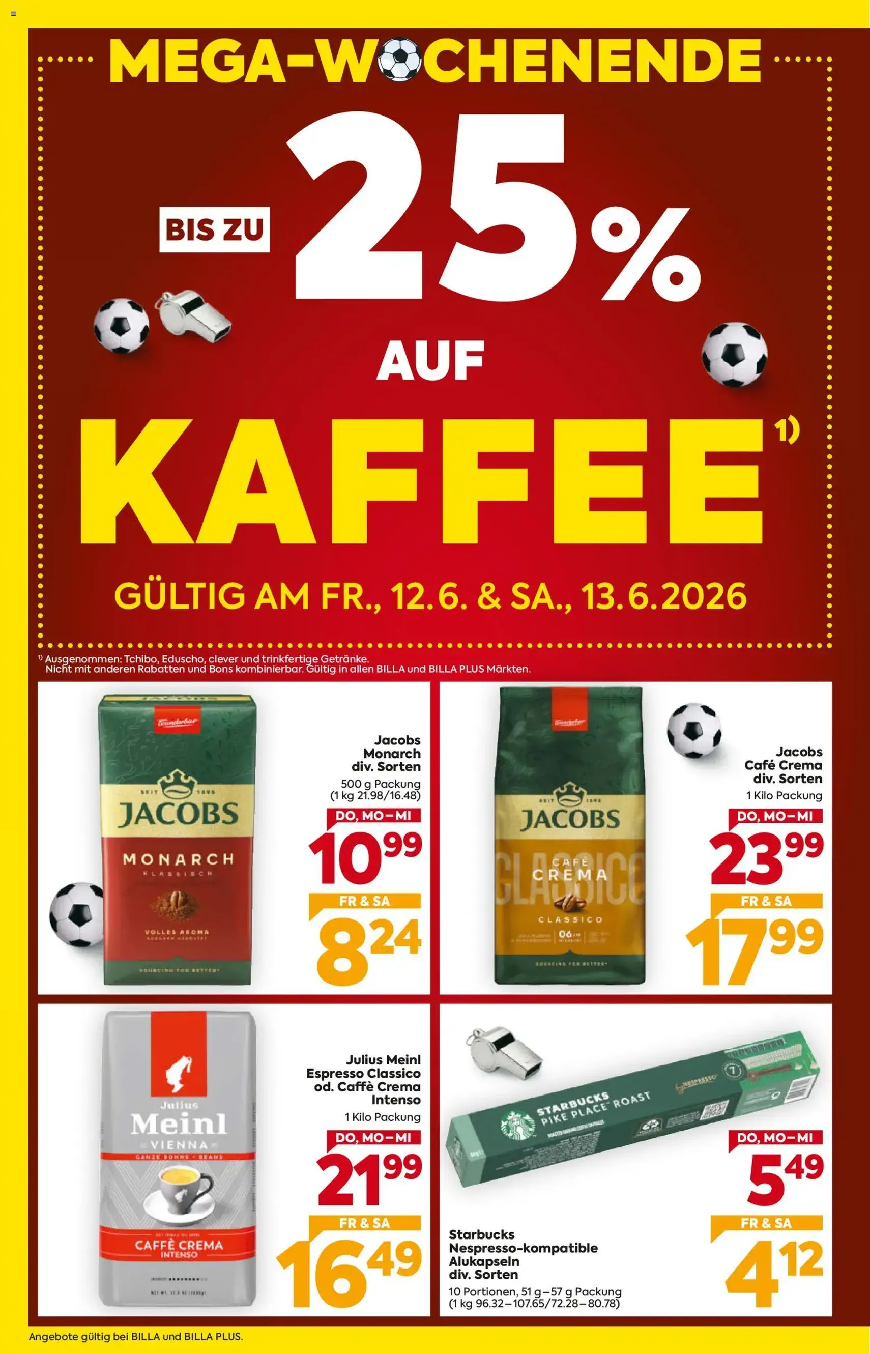 Billa - Flugblatt - Gültiger Prospekt ab 11.06.2026, Seite 2 von insgesamt 16