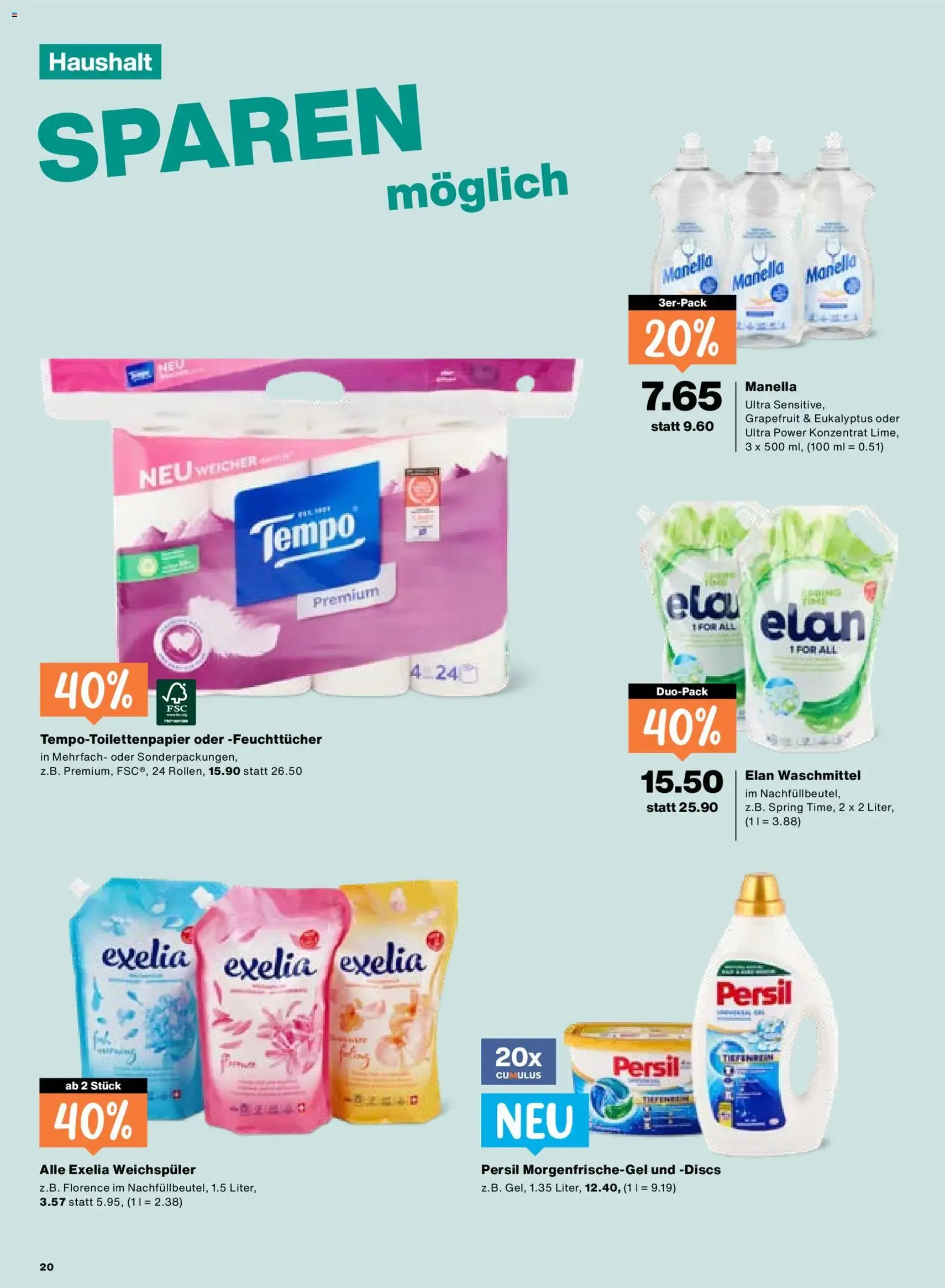 Migros aktionen - Gültiger Prospekt ab 18.06.2026, Seite 20 von insgesamt 24