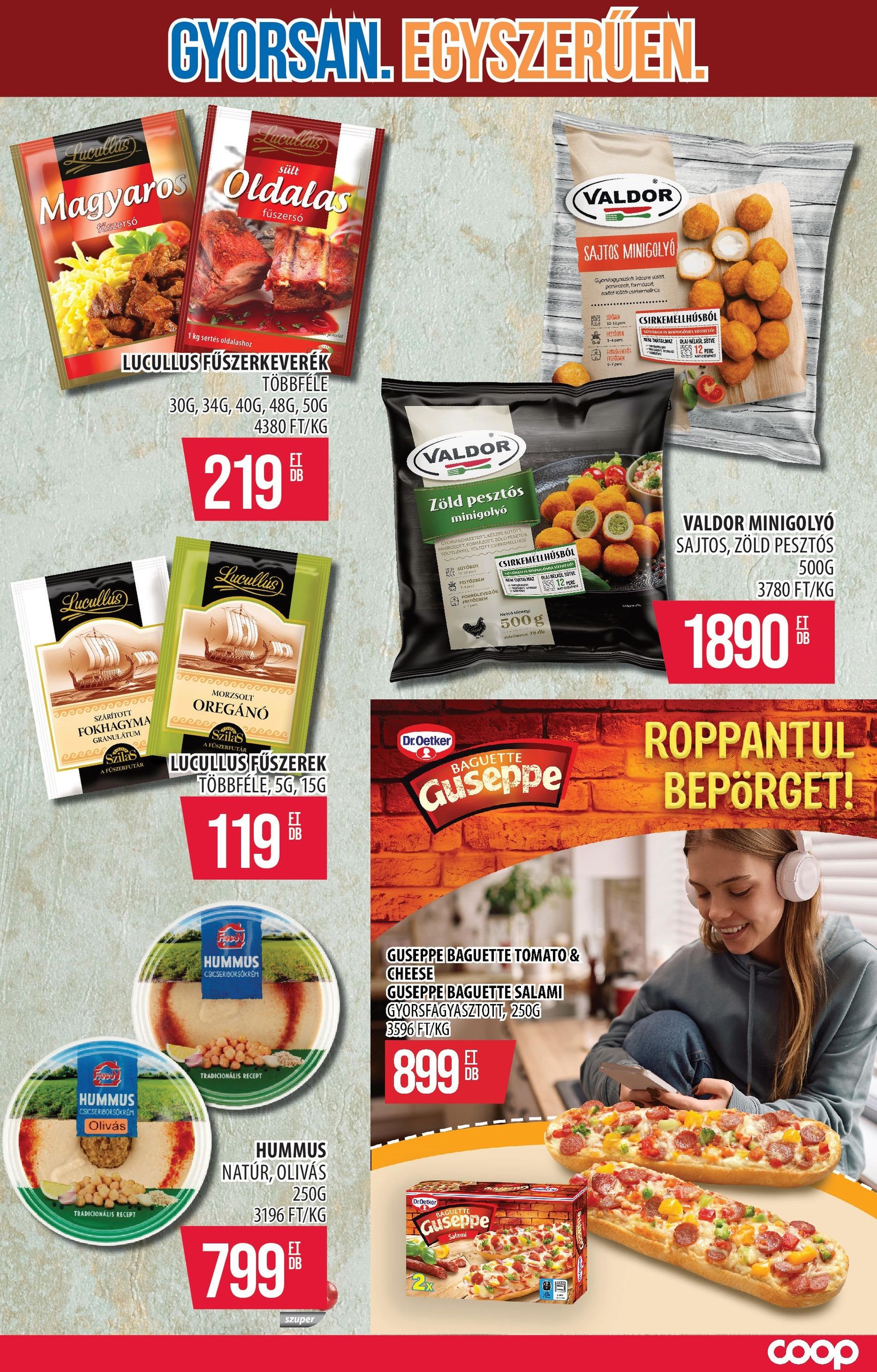 COOP Szolnok Akciós újság - 2025.10.09. érvényes szórólap 9 oldal 15 oldalból