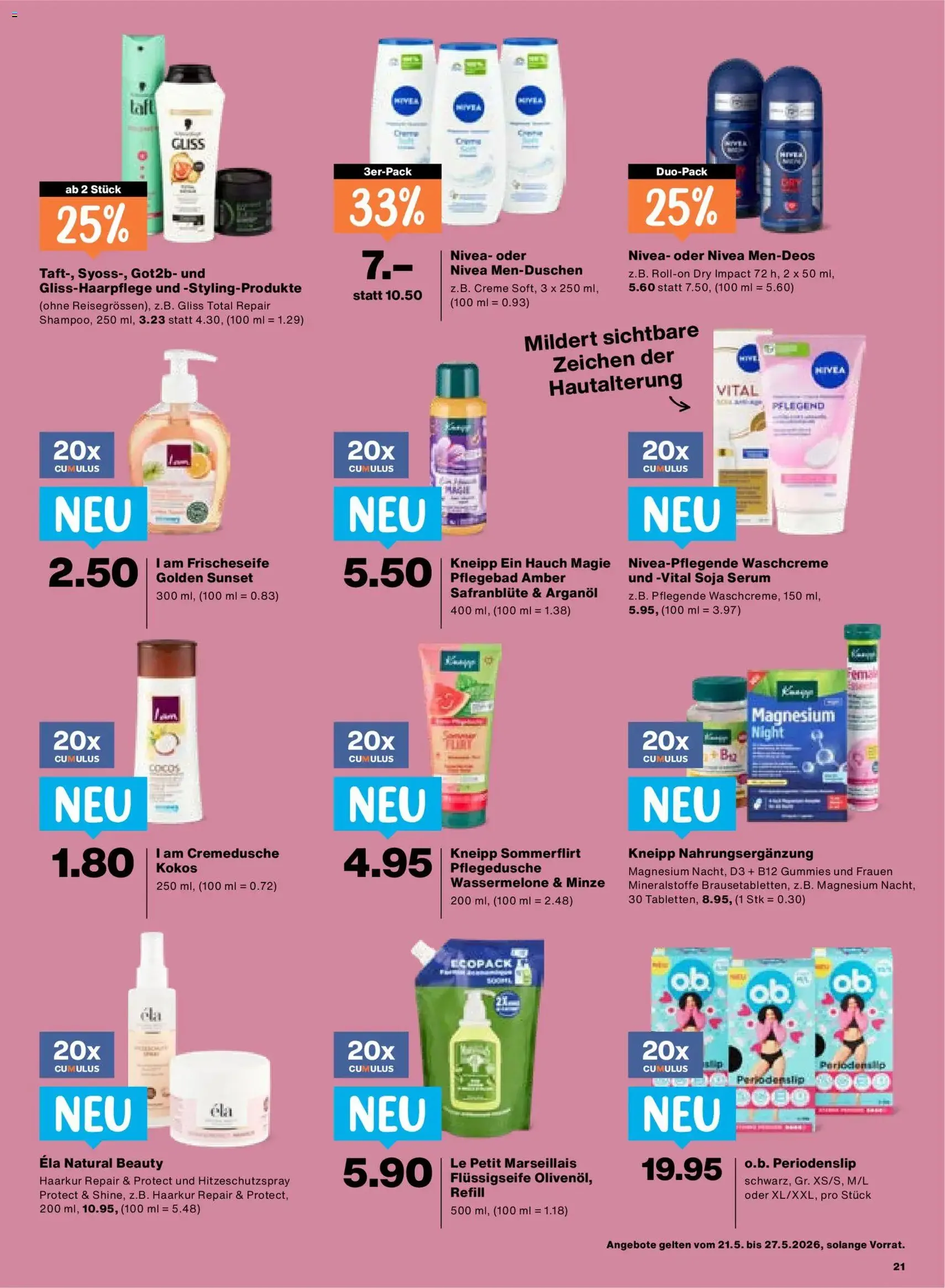 Migros aktionen - Gültiger Prospekt ab 21.05.2026, Seite 21 von insgesamt 24