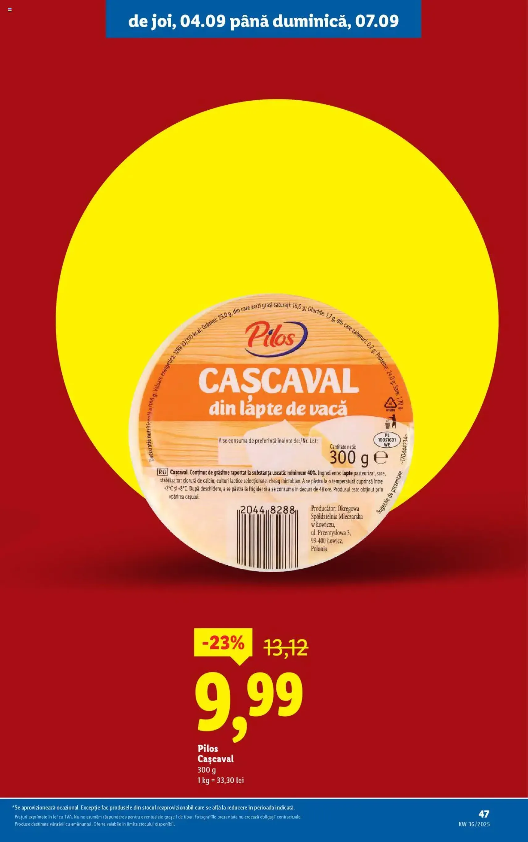 Catalog Lidl - cataloage valabile începând cu 01.09.2025 pagina 47 din 76 Catalog Lidl - cataloage valabile începând cu 01.09.2025 pagina 47 din 76